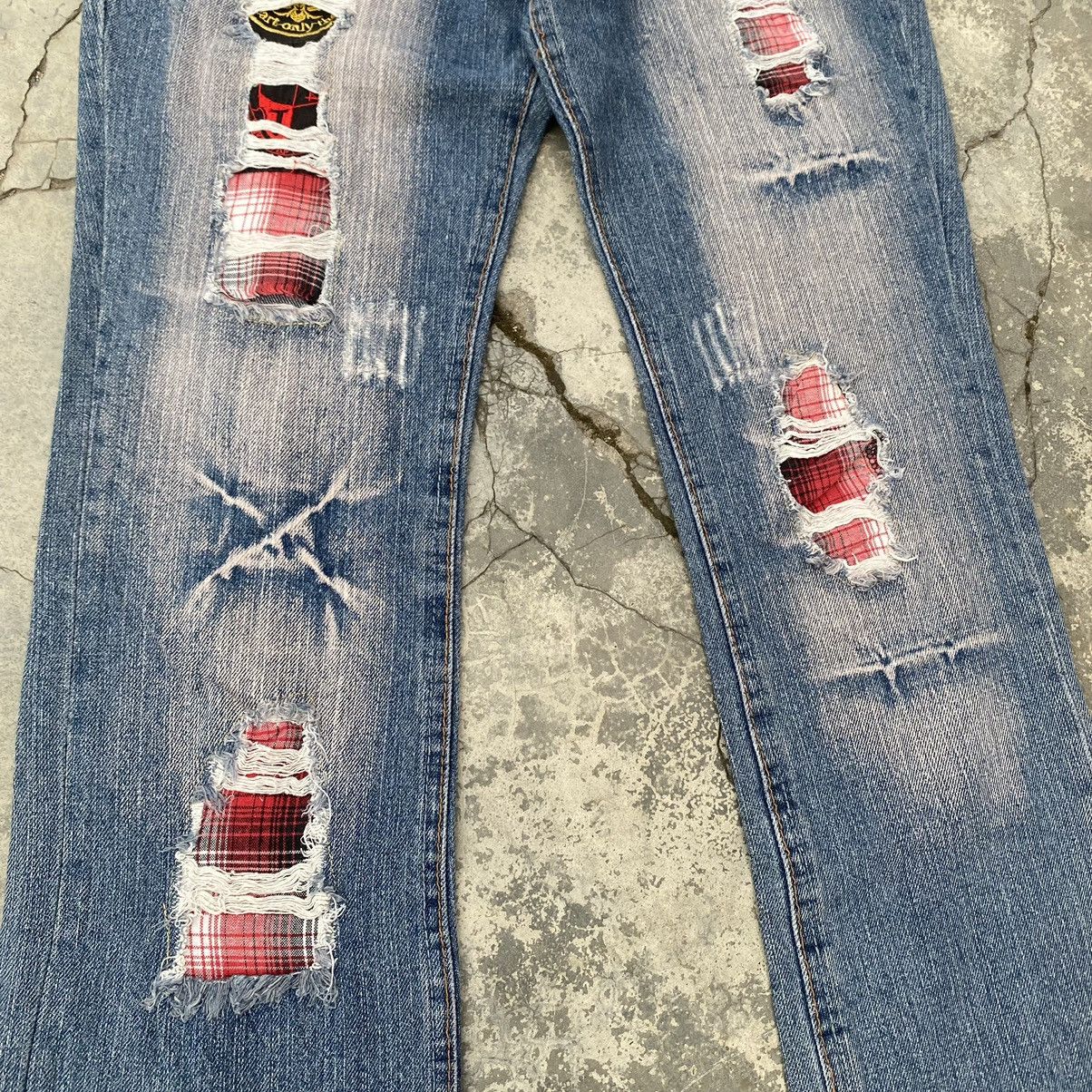 14th Addiction IN THE ATTIC Studded Punk Jeans Size US 30 / EU 46 - 3 Thumbnail