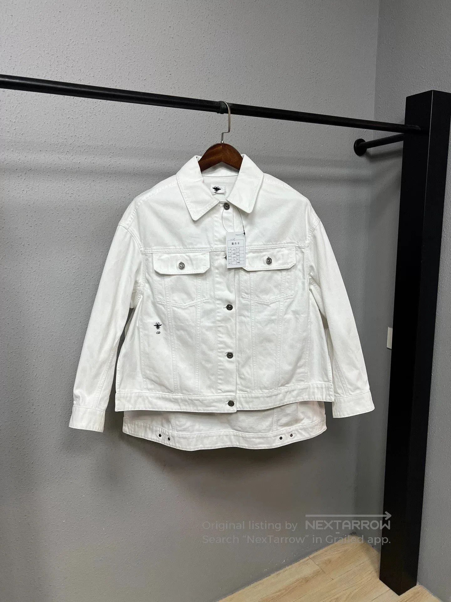 Dior christian dior peacock denim jacket. Size XS / US 0-2 / IT 36-38 - 1 Thumbnail