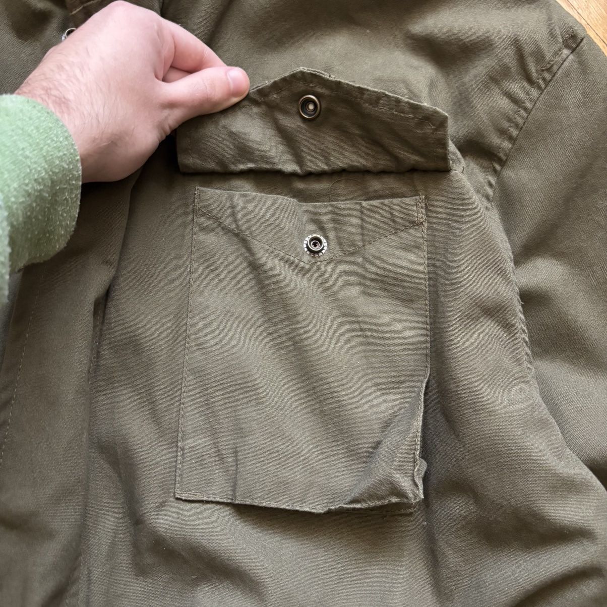 20471120 × Le Grande Bleu (L.G.B.) Rare Avant-Garde Vintage Military M-65 Jacket Taxi Driver Size US XL / EU 56 / 4 - 6 Thumbnail