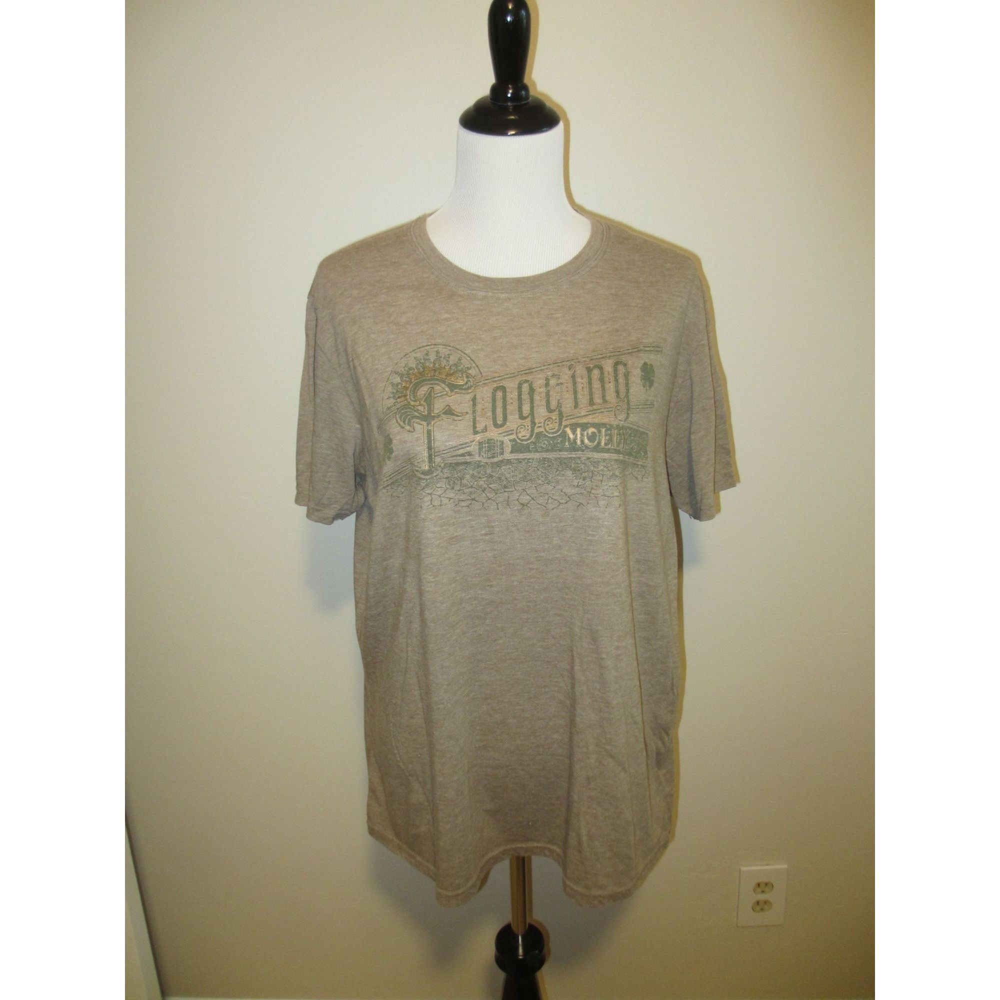 Next Level Apparel Flogging Molly Graphic T-Shirt - Next Level Apparel - Heathe Size US XL / EU 56 / 4 - 3 Thumbnail