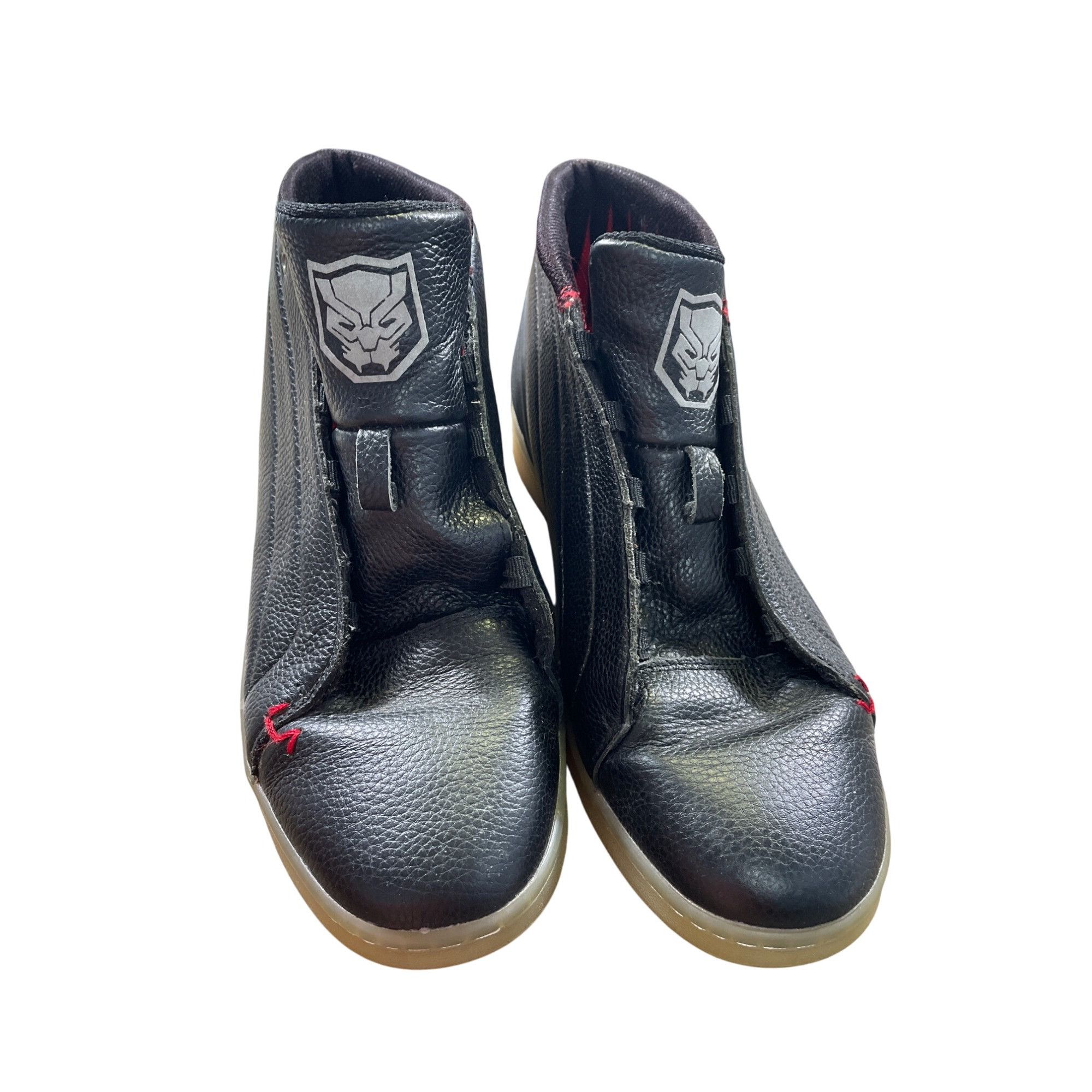 Marvel Comics Marvel Black Panther Mens Black Leather High-Top Sneakers Sz Size US 11 / EU 44 - 19 Thumbnail