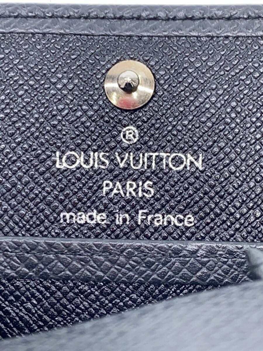 Louis Vuitton Louis Vuitton Taiga Coin Purse Black Size ONE SIZE - 3 Thumbnail