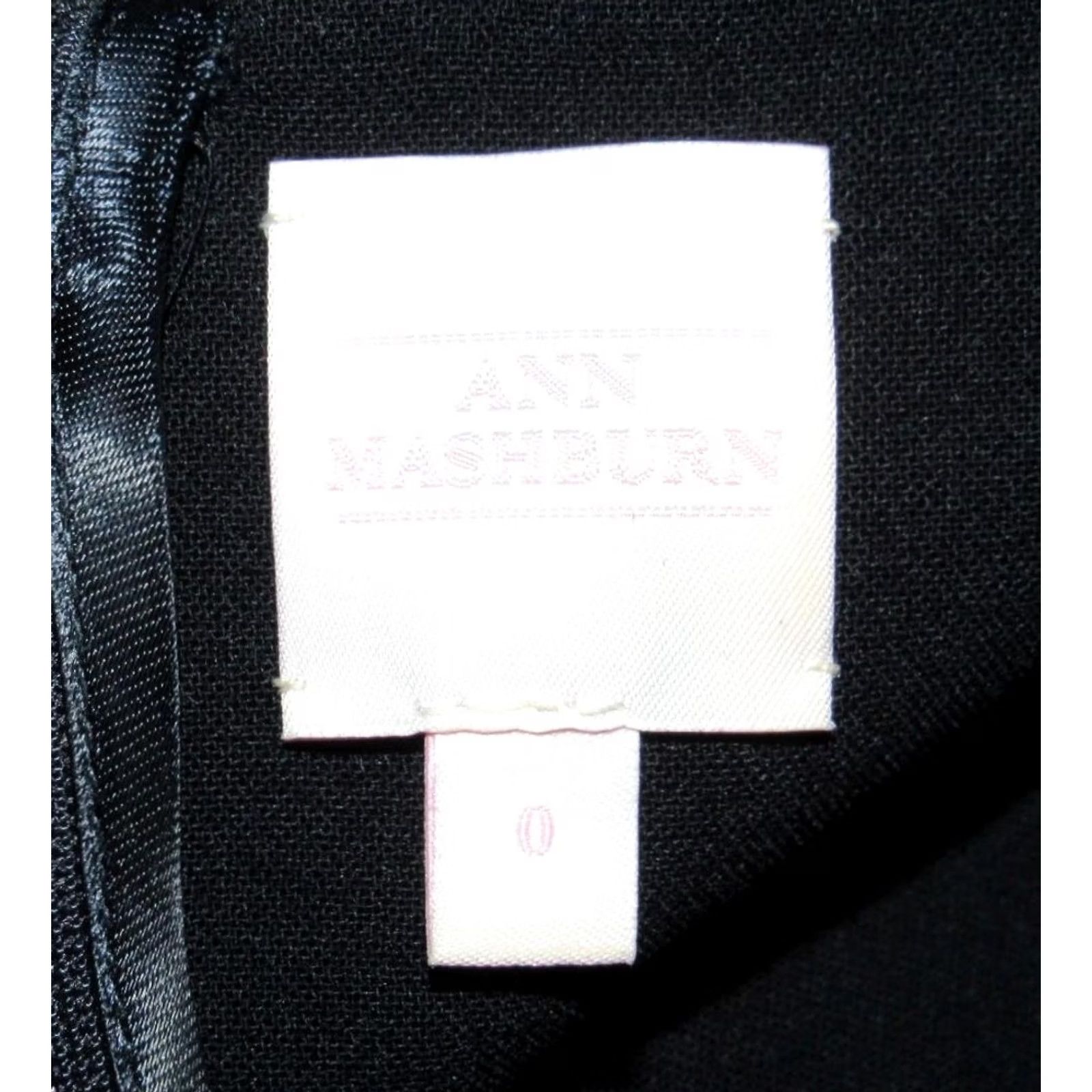Vintage ANN MASHBURN Navy Blue Cap Sleeve Wool Sweater Dress 0 Size XS / US 0-2 / IT 36-38 - 5 Thumbnail