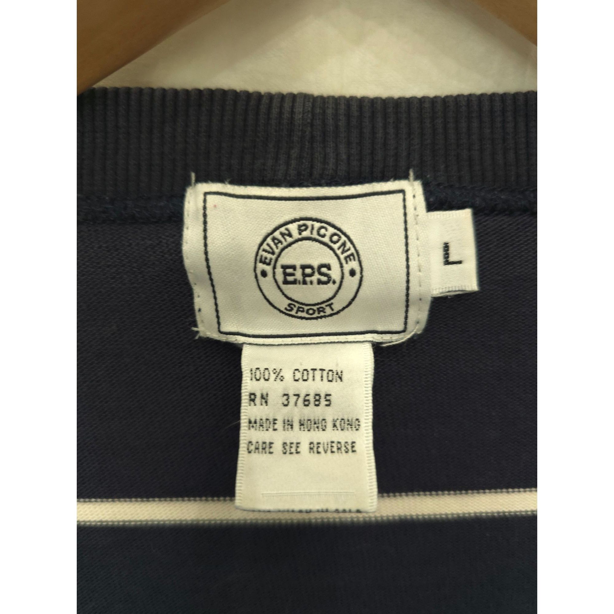 Evan Picone Vintage Evan Picone E.P.S. Sport Striped Cardigan Snap-Butto Size US L / EU 52-54 / 3 - 2 Thumbnail