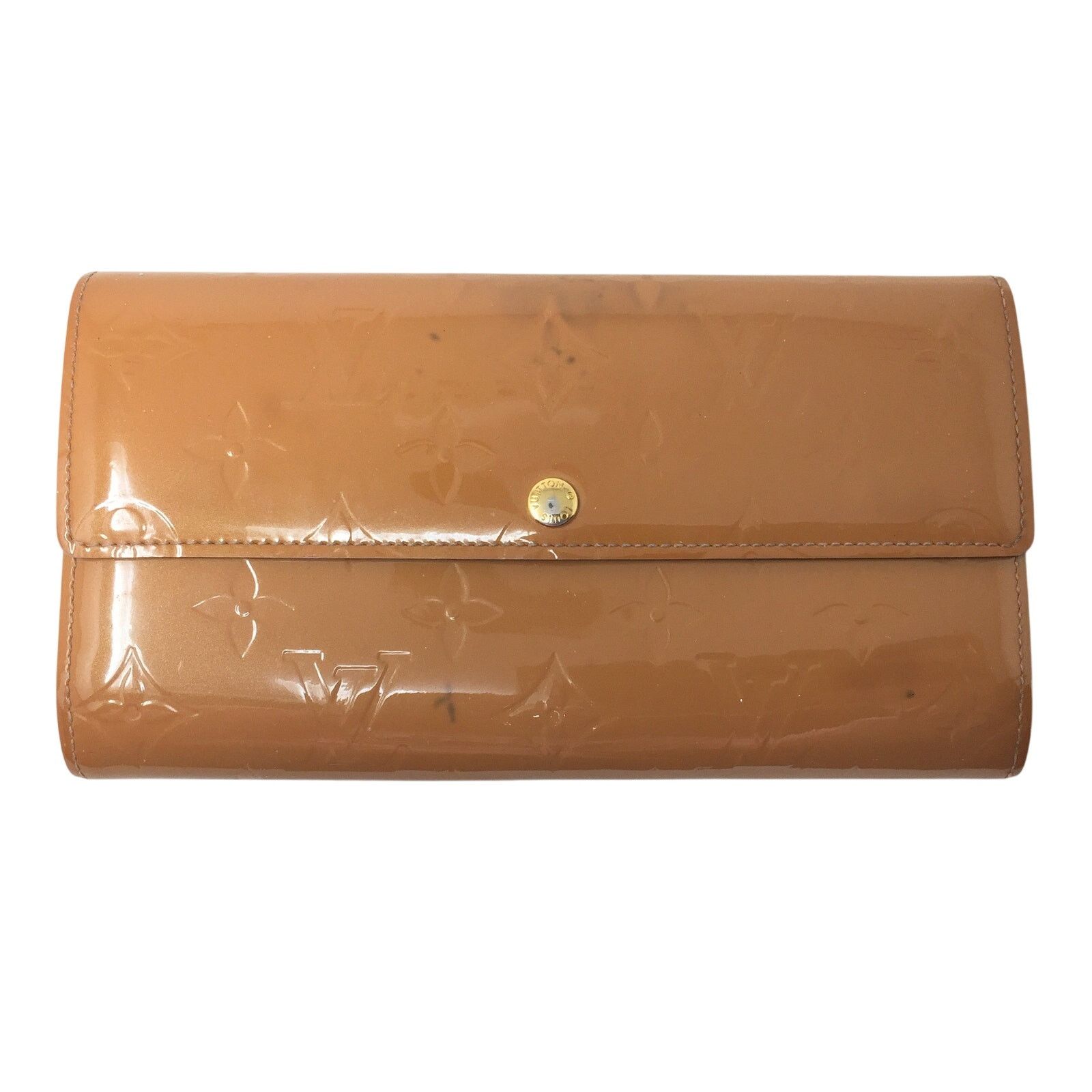 Louis Vuitton Louis Vuitton Vernis Monogram Sarah Long Wallet -Bronze Size ONE SIZE - 8 Thumbnail