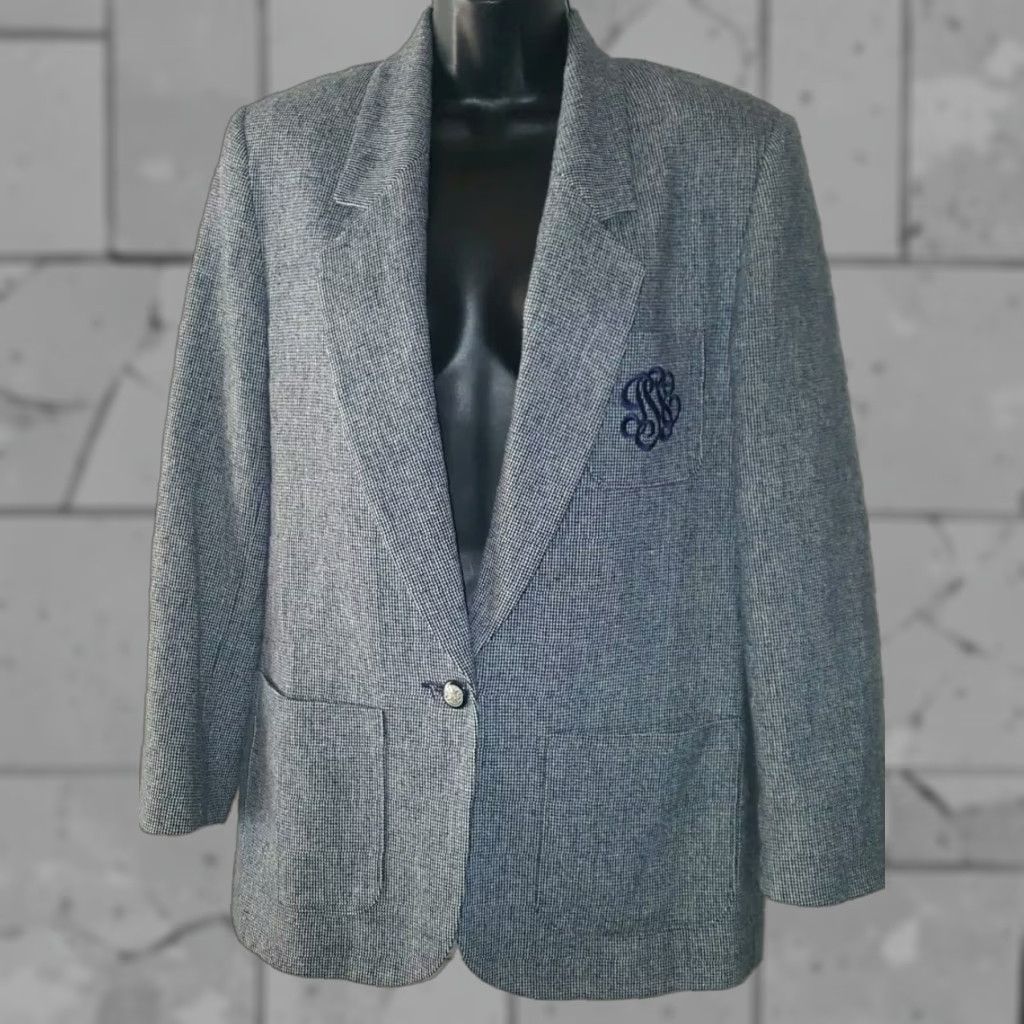 Pendleton VINTAGE Pendleton Womens Blazer Size 8 Wool Gray Made in USA Women Business Casual Size M / US 6-8 / IT 42-44 - 1 Thumbnail
