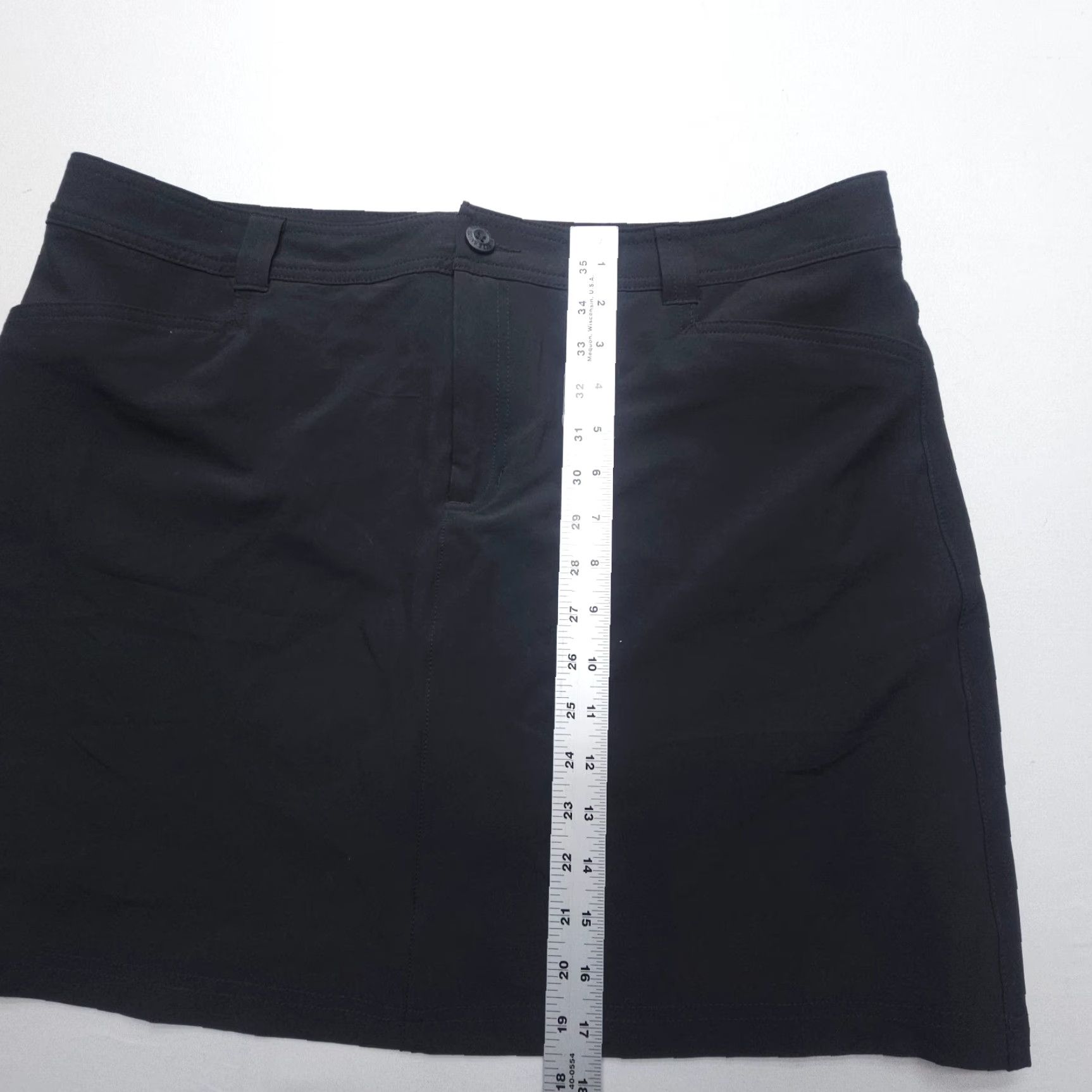 Eddie Bauer Eddie Bauer Womens Adventurer 2.0 Skort Size 16 Black Lined Hiking Skirt Shorts Size 38" / US 16 / IT 52 - 6 Thumbnail