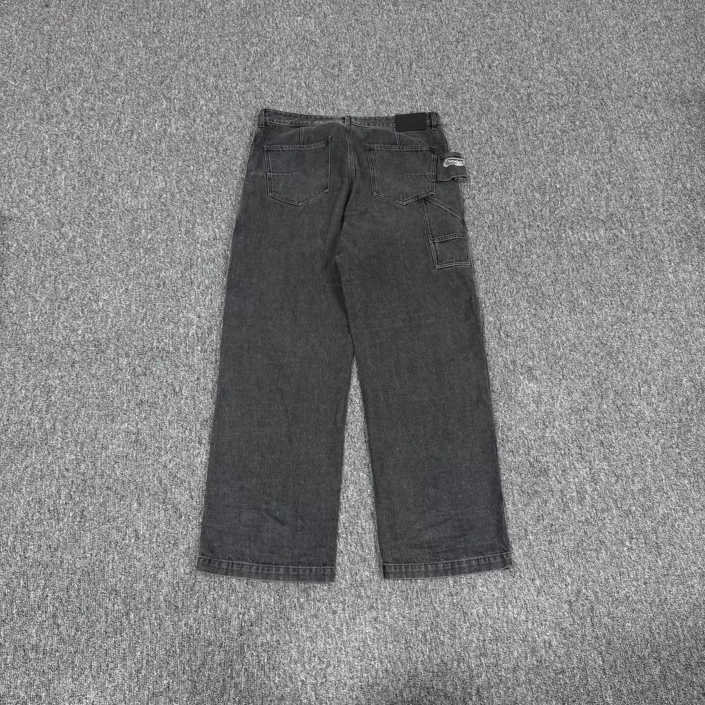 Dior Dior 26 Embroidered Logo Washed Gray Workpants 52 99 Size US 36 / EU 52 - 2 Thumbnail