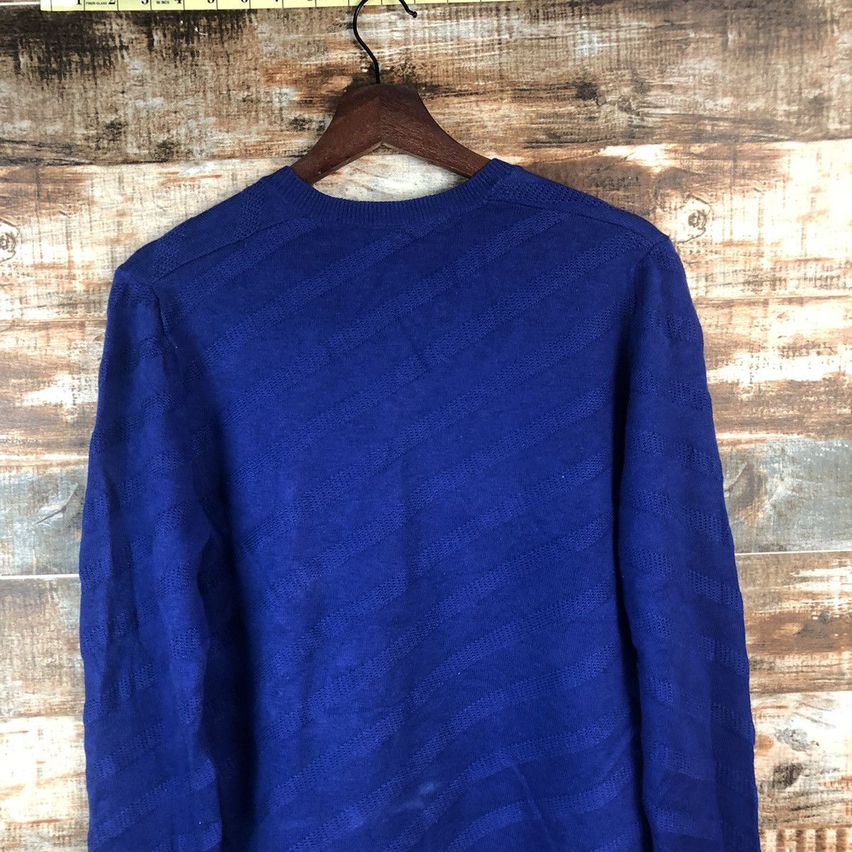 Tete Homme DL Tete Homme Blue japan sweatshirt Knitwear #C675 Size US M / EU 48-50 / 2 - 13 Thumbnail