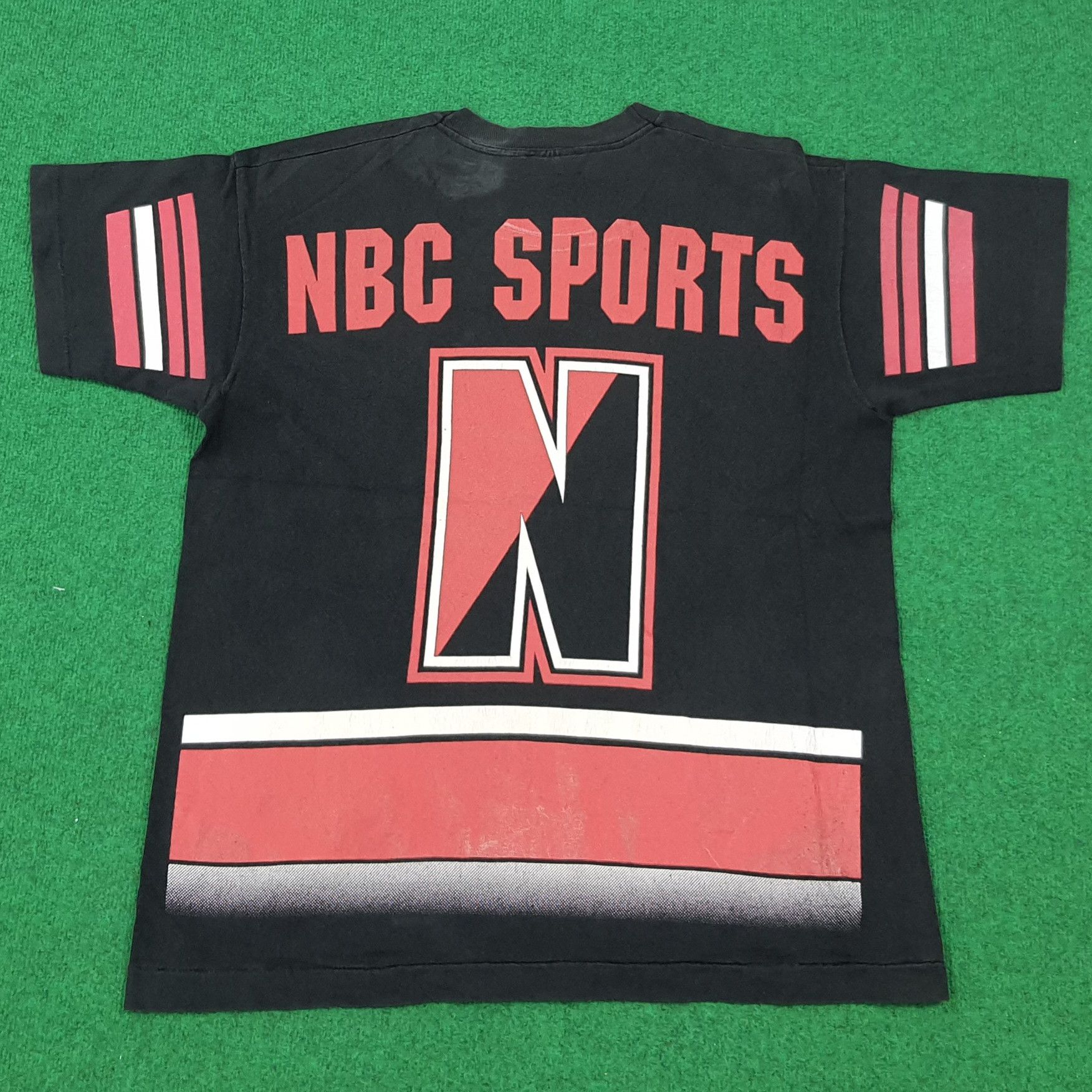 Pro Player Vintage 90s NBC Sports Channel Broadcast Pro Player Tshirt Size US XL / EU 56 / 4 - 1 Thumbnail