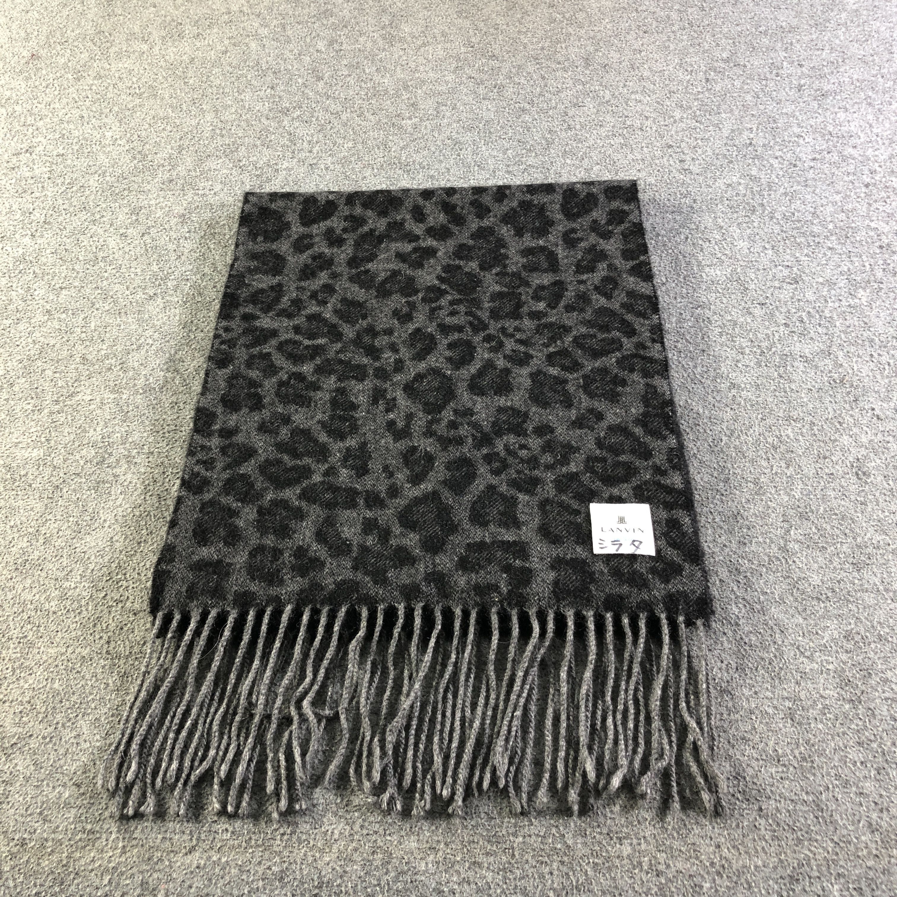 Lanvin Lanvin Cashmere Scarf Muffler V2712 Size ONE SIZE - 2 Thumbnail