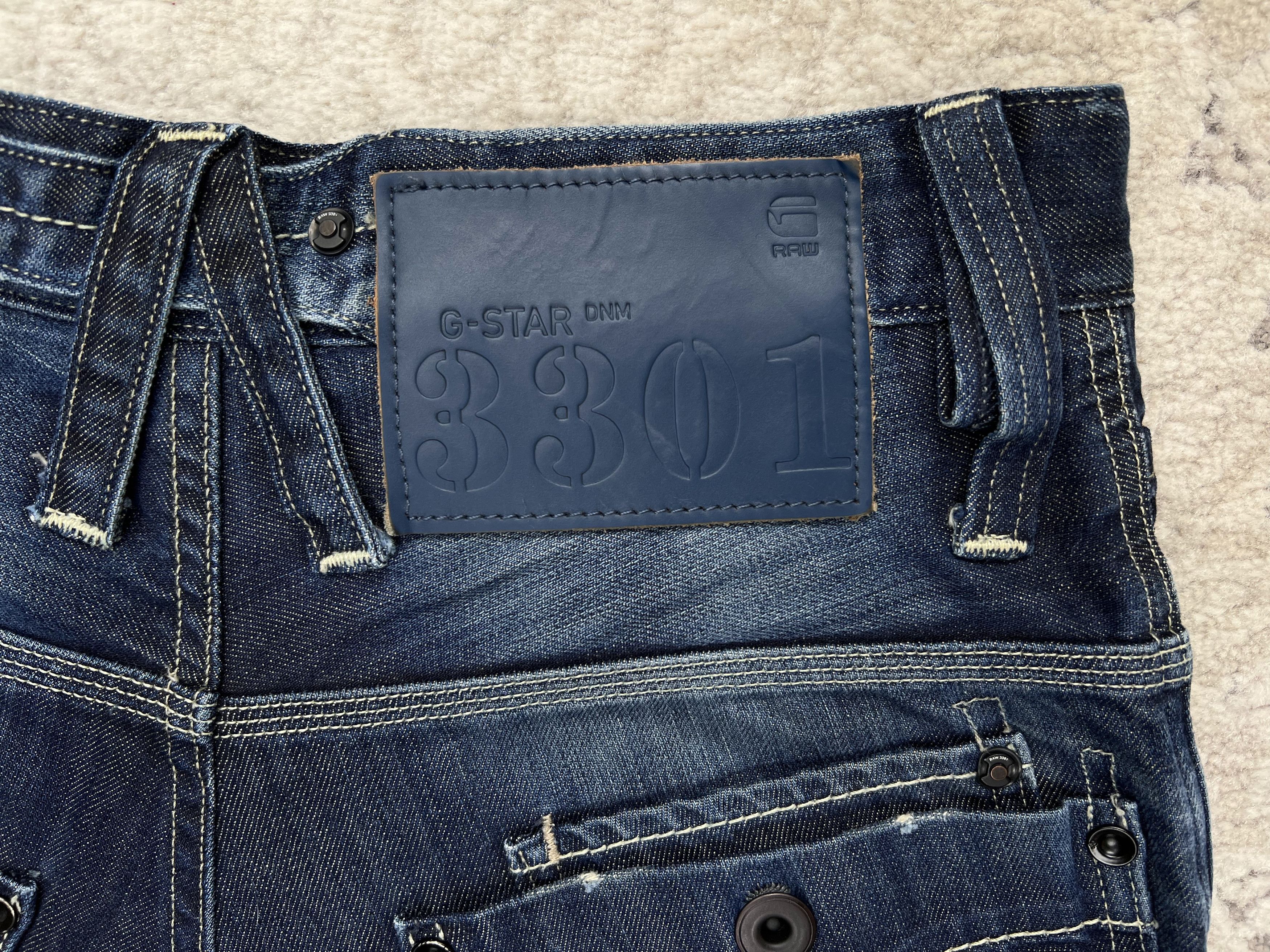 G-Star G-Star RAW 3301 BI Victor Army Loose 1/2 Denim Shorts Size US 27 - 16 Thumbnail