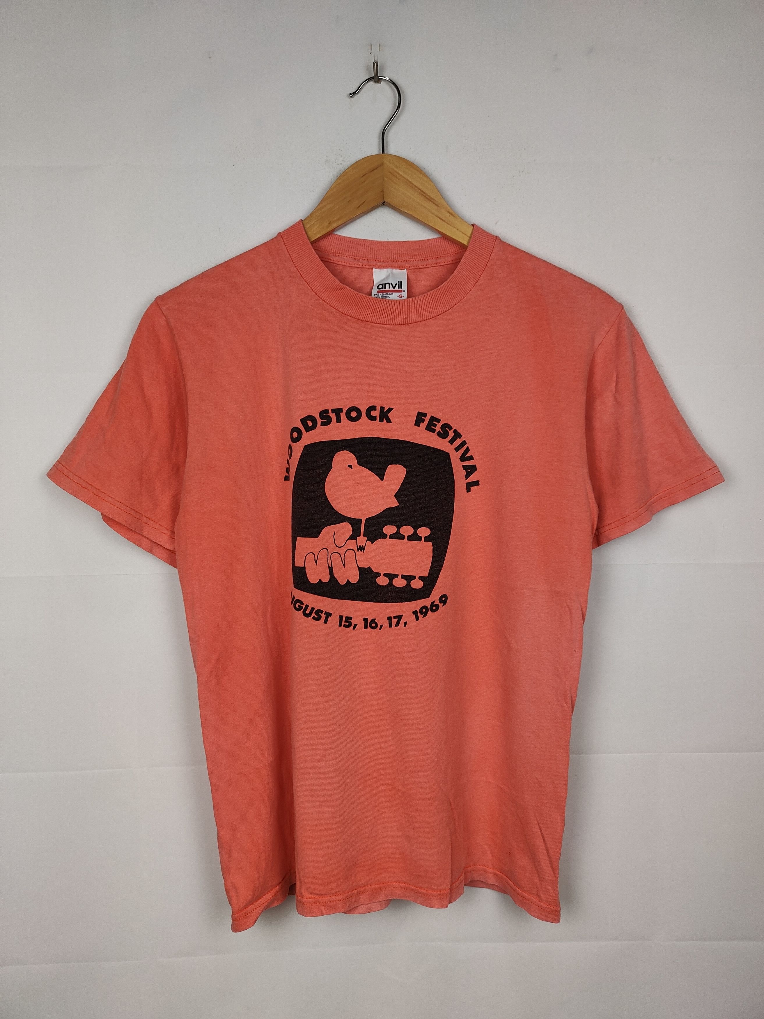 Vintage Vintage 90s Woodstock Festival Shirt Size US S / EU 44-46 / 1 - 1 Thumbnail