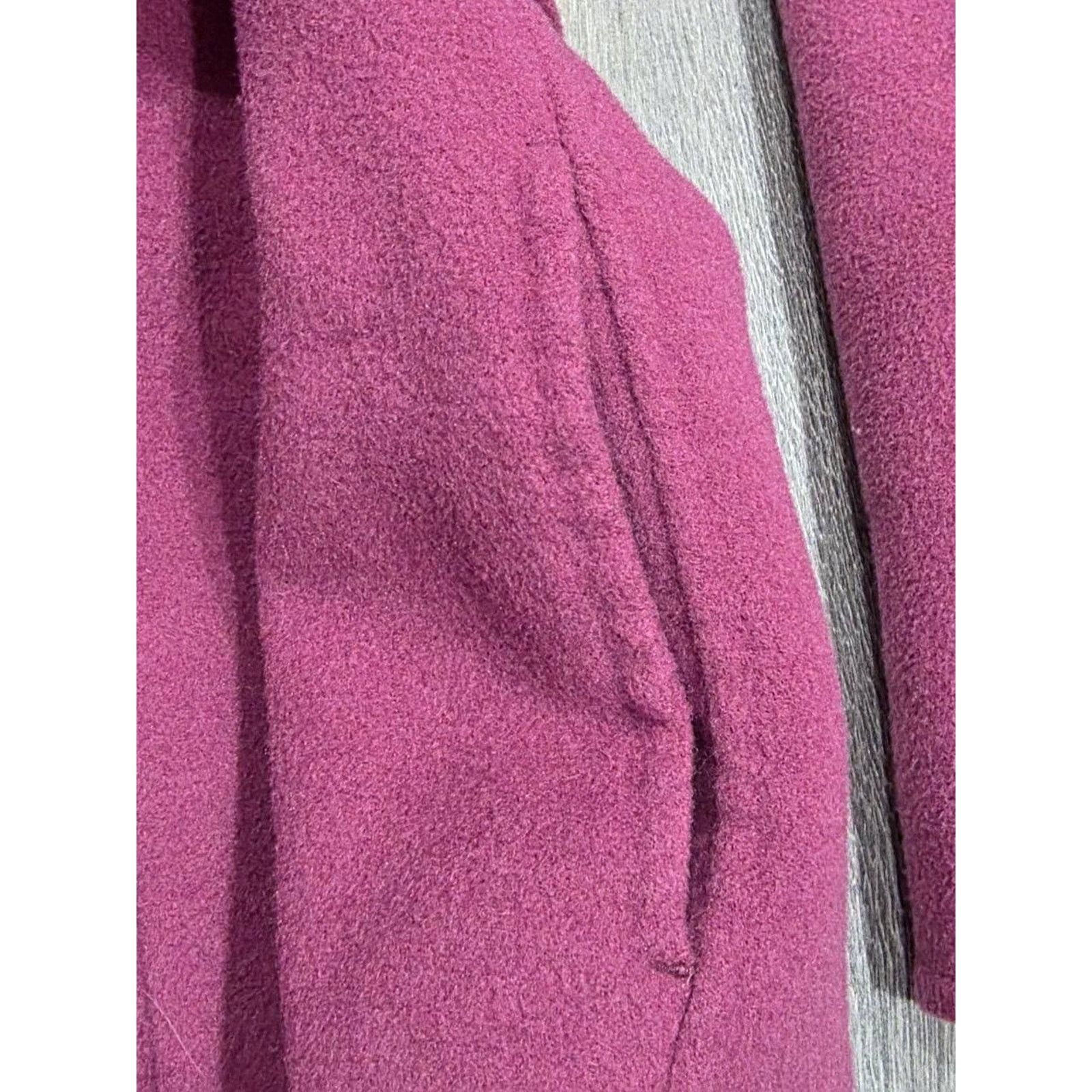 Massimo Dutti Mossimo Dutti wool women's coat with Purple Medium A003603 Size M / US 6-8 / IT 42-44 - 9 Thumbnail