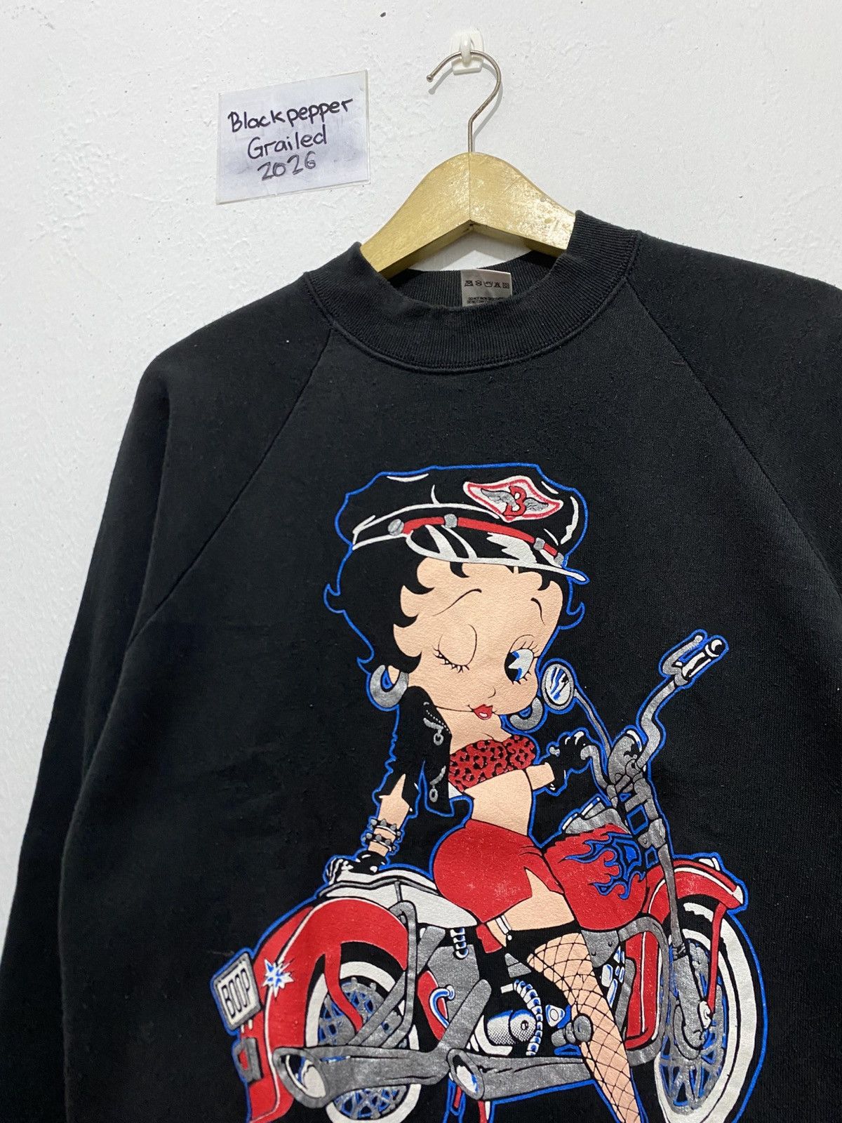 Fruit Of The Loom Vintage 93 Betty Boops FOTL Sweatshirt Size US M / EU 48-50 / 2 - 2 Thumbnail