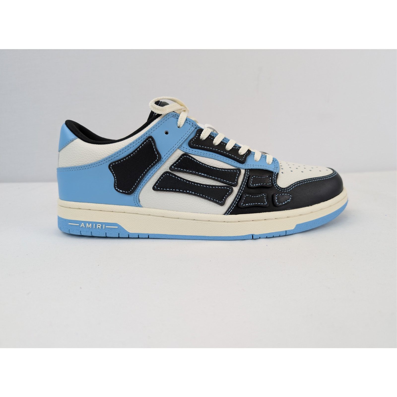Amiri o1rshd1 Skel Low-Top Sneakers in Air Blue Size US 13 / EU 46 - 4 Thumbnail