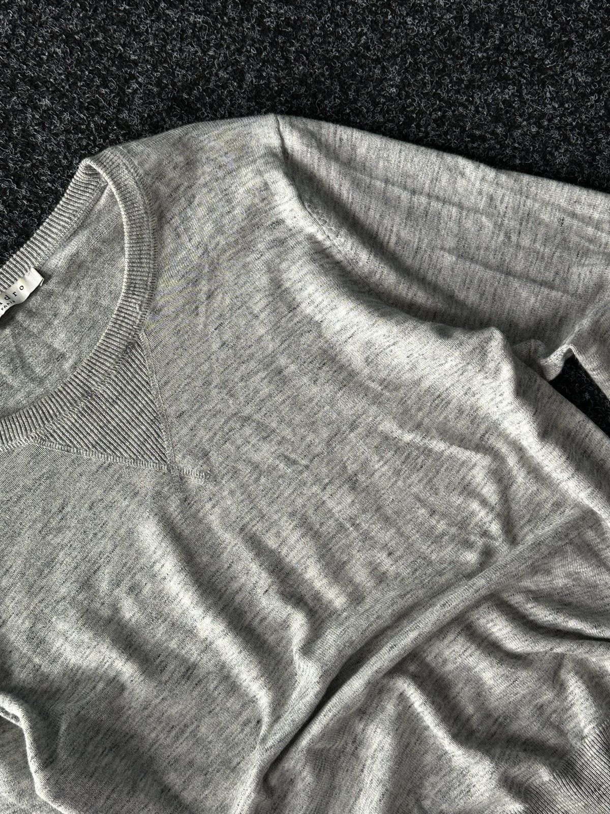 Sandro × Vintage VINTAGE Sandro sweater knitwear exclusive wool cashmere M Size US M / EU 48-50 / 2 - 4 Thumbnail