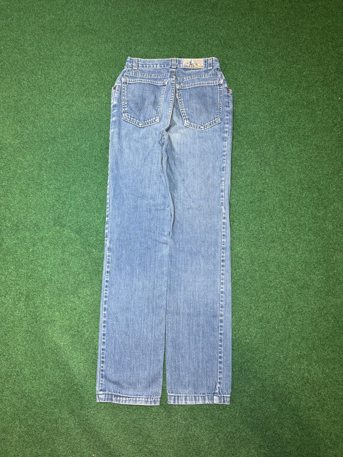 Levi's Vintage Clothing × Vintage Vintage 70s 80s Levi’s Plowboy 24x32 Light Wash Jeans Size US 26 / EU 42 - 1 Thumbnail