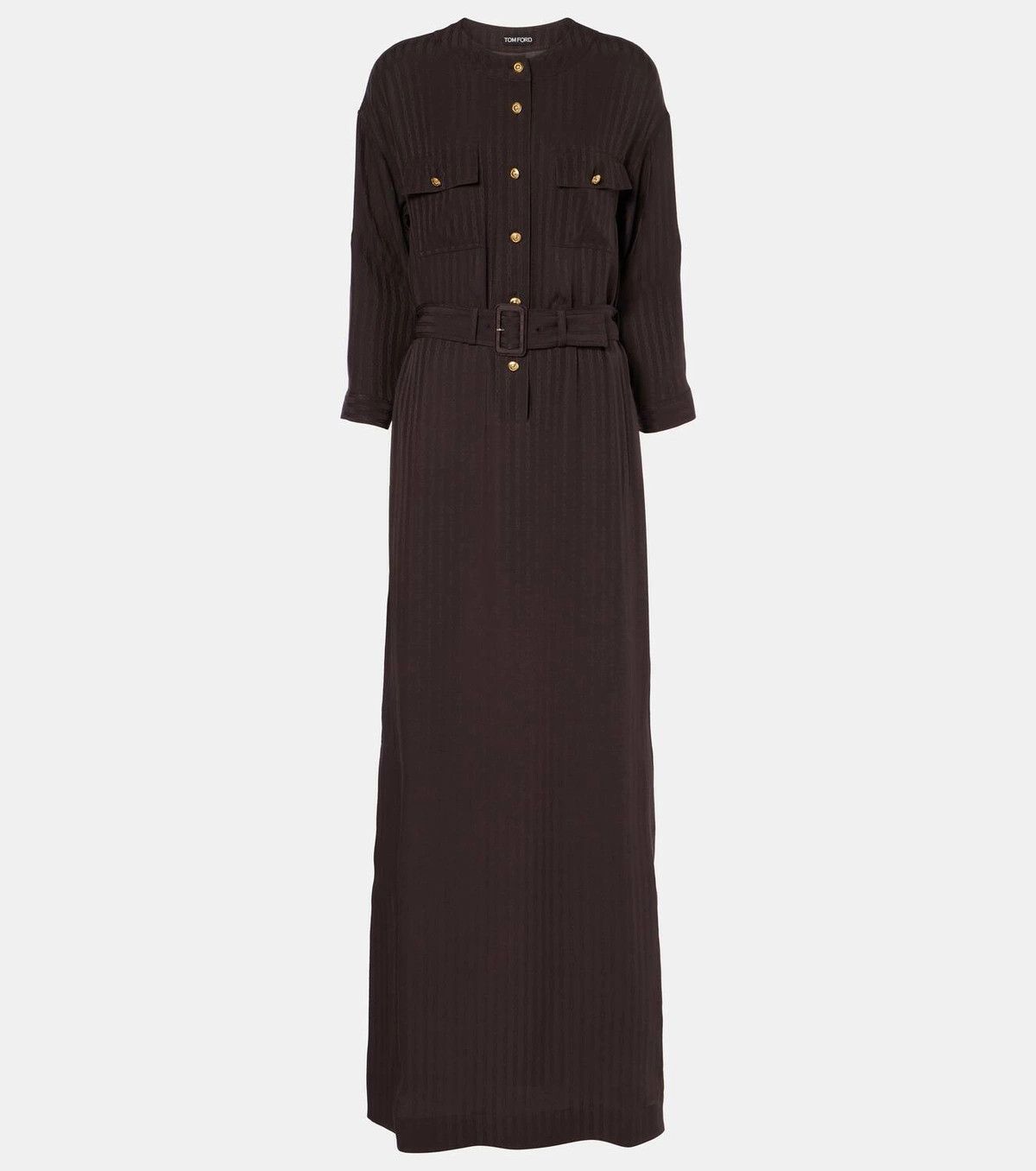 Tom Ford o1y0126 Maxi Dress in Dark Brown Size M / US 6-8 / IT 42-44 - 1 Thumbnail