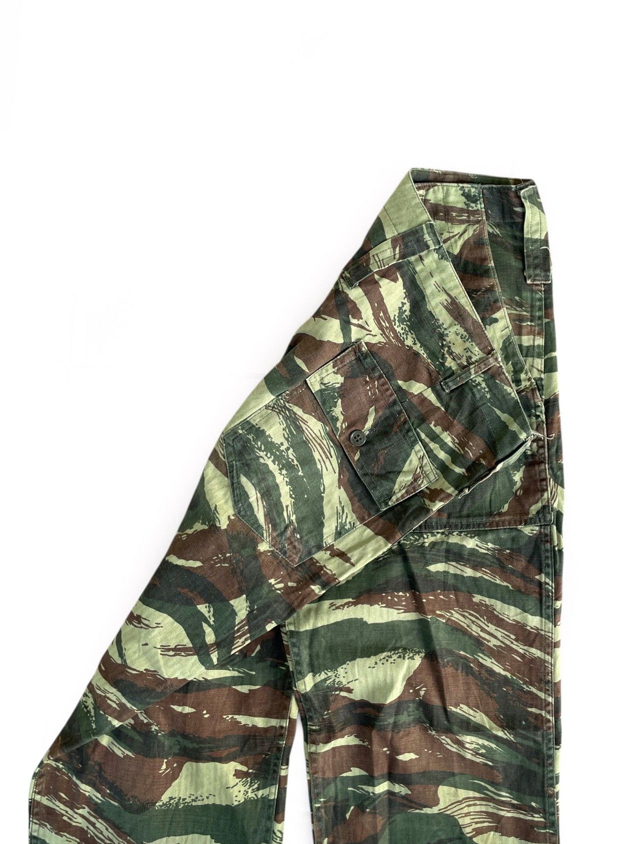 Vintage Vintage HBT French Army Lizard Camo Fatigue Pants Baker Size US 30 / EU 46 - 4 Thumbnail