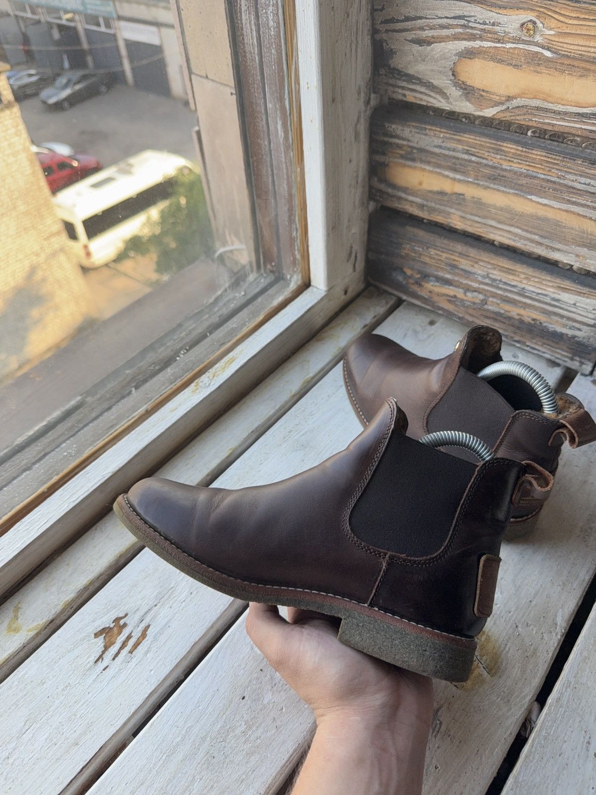 Panama Jack Vintage 00s Panama Jack Men’s Leather Chelsea Boots Brown Size US 5.5 / IT 35.5 - 8 Thumbnail