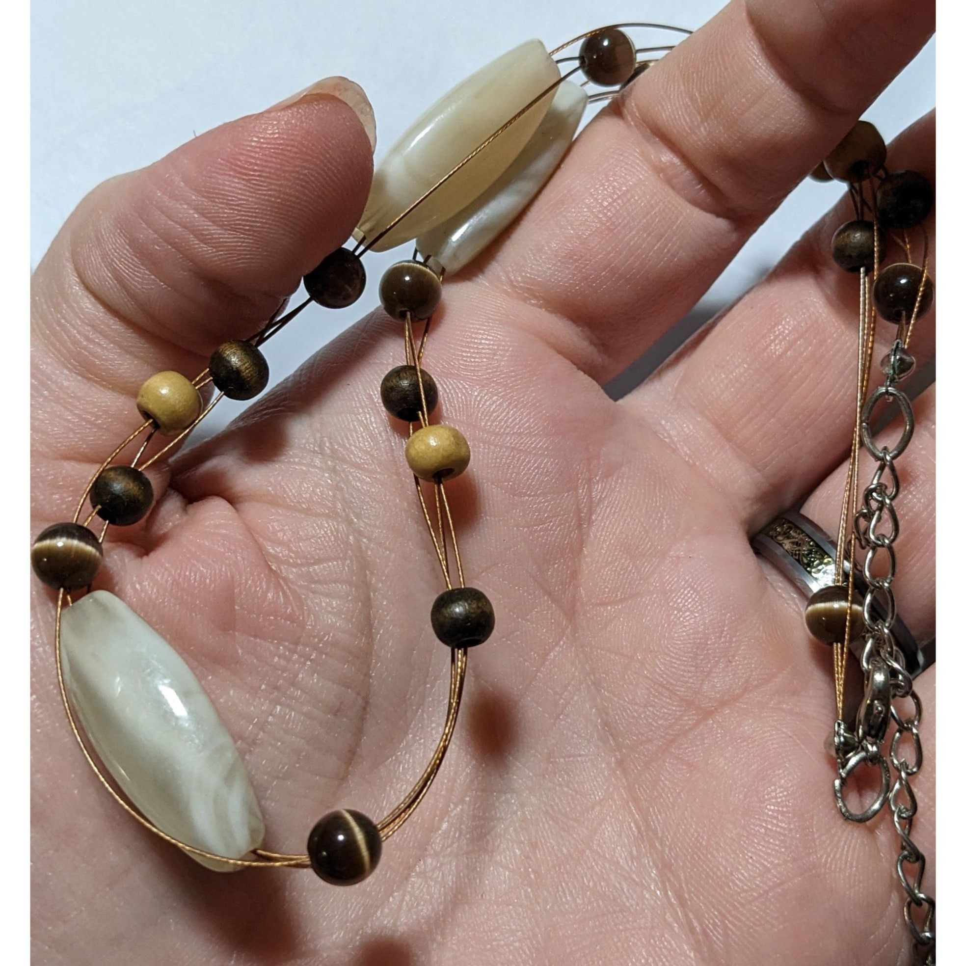 Other Earthy Bohemian Hippie Casual Beaded Necklace Size ONE SIZE - 7 Thumbnail