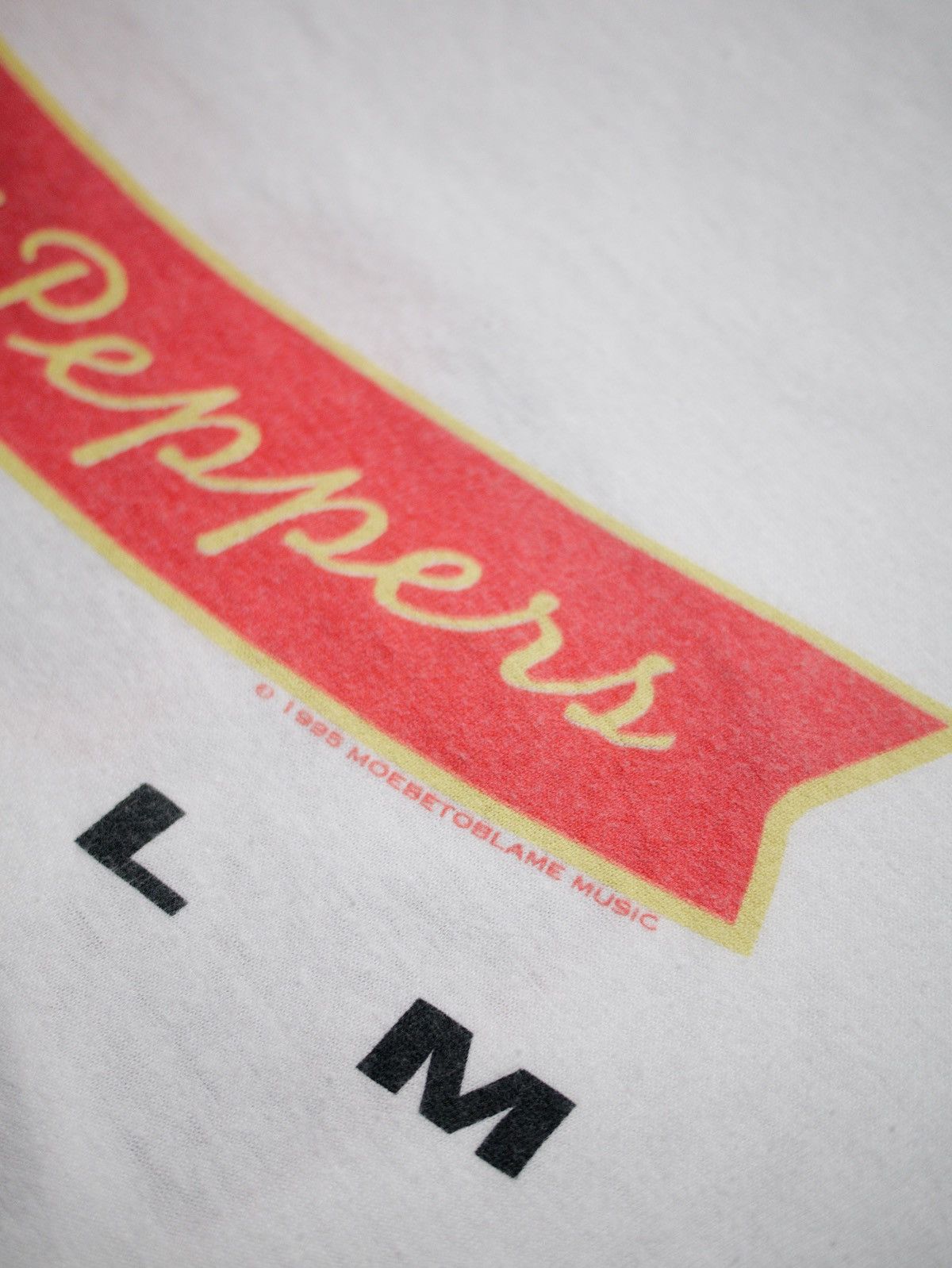 Band Tees × Vintage Red Hot Chili Peppers Stockholm 1995 Concert Tee Size US XL / EU 56 / 4 - 7 Thumbnail