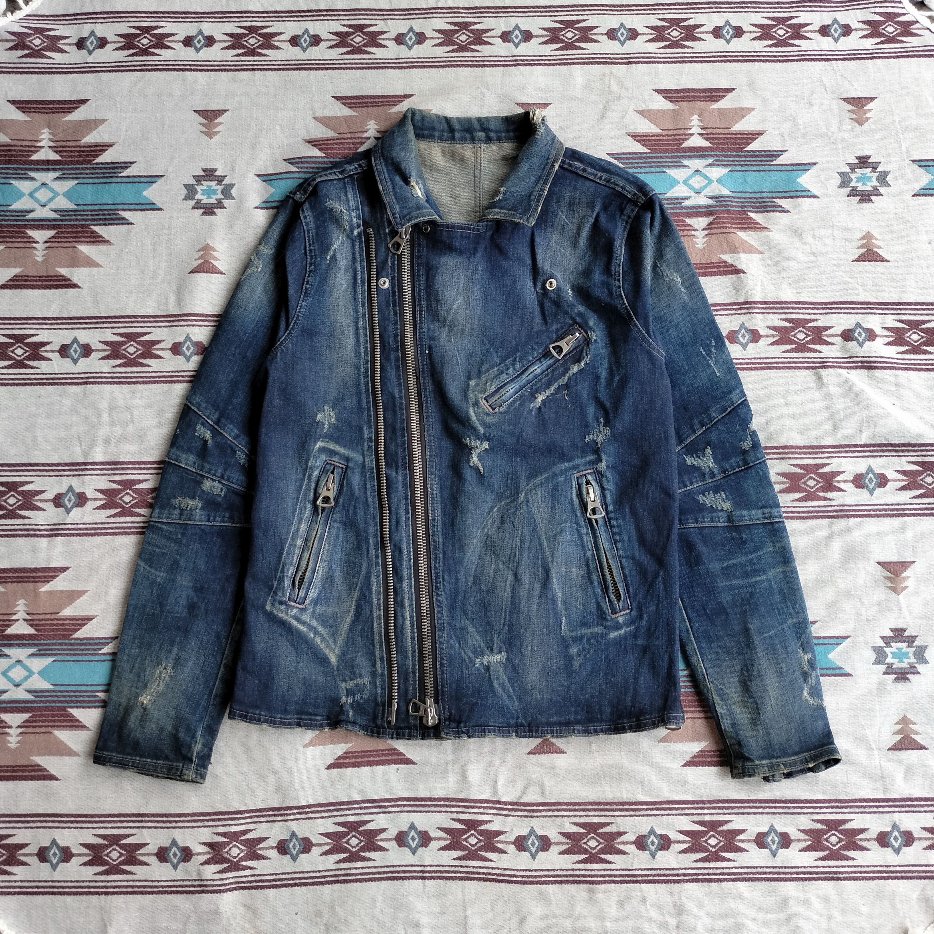 semanticdesign SemanticDesign rock double collar denim jacket Size US M / EU 48-50 / 2 - 2 Thumbnail