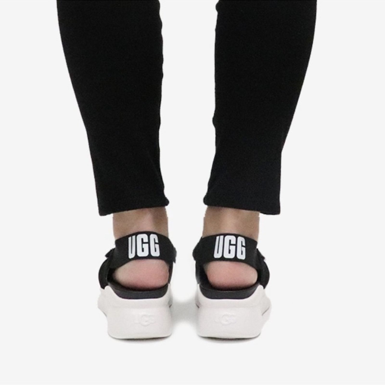 Ugg UGG BLACK SILVERLAKE SHEEPSKIN SNEAKER SANDALS SIZE 8 Size US 8 / IT 38 - 2 Thumbnail
