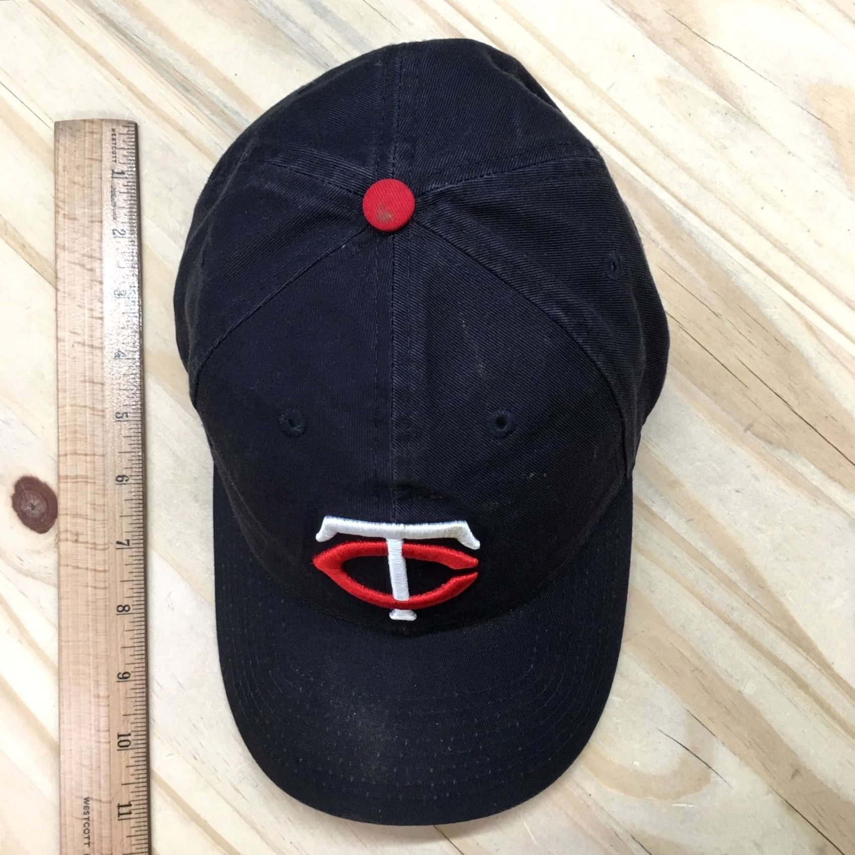 New Era Minnesota Twins New Era Baseball Hat Mens Blue S Curved Brim Embroidered Logo Size ONE SIZE - 5 Thumbnail