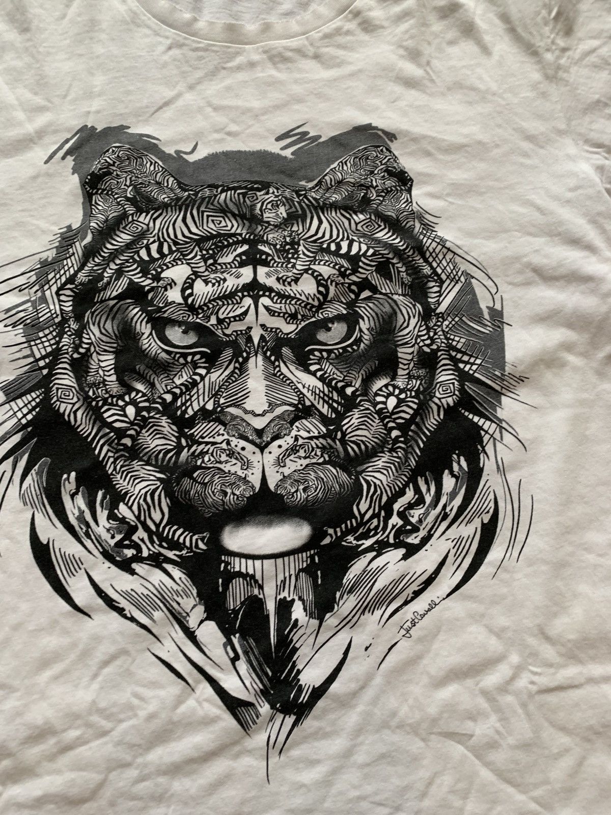 Just Cavalli 🔥JUST CAVALLI TIGER T-SHIRT Size US XL / EU 56 / 4 - 4 Thumbnail
