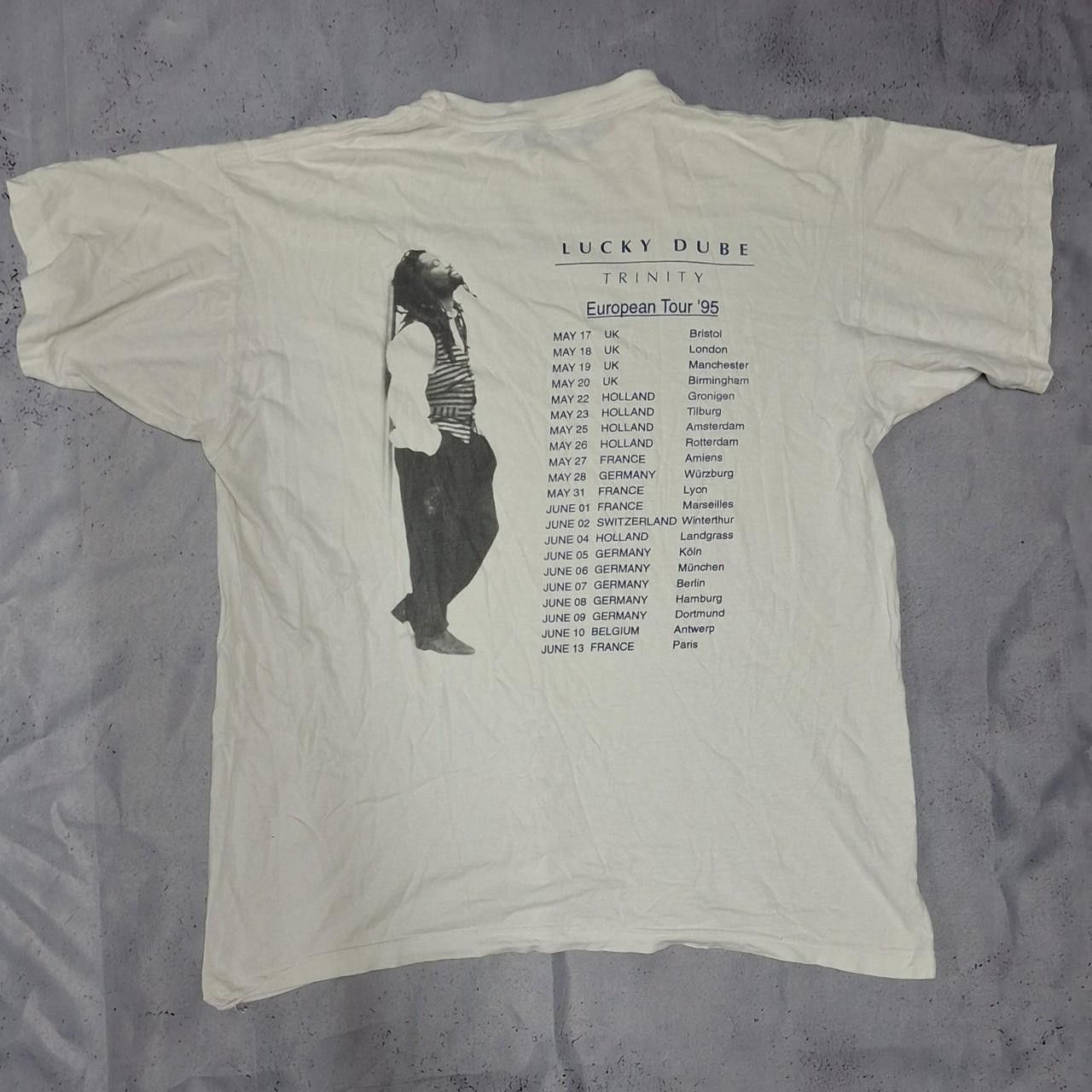 Other White Lucky Dube band tee #reggae Size US L / EU 52-54 / 3 - 4 Thumbnail