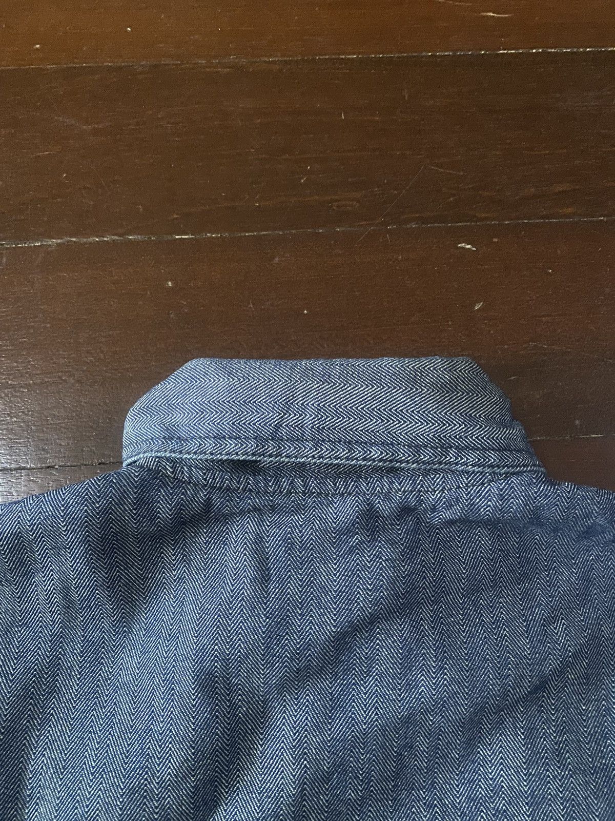 Warehouse Fire 🔥 FULL COUNT denim jacket double pocket heavy jacket Size US L / EU 52-54 / 3 - 22 Thumbnail