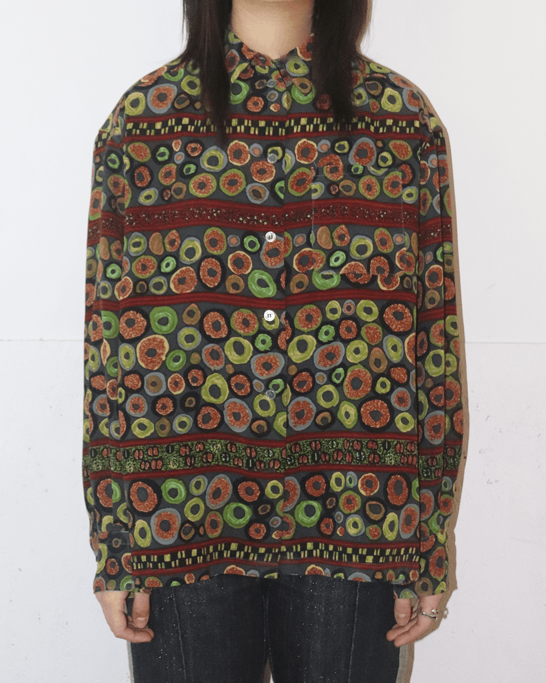 Jean Paul Gaultier Jean Paul Gaultier 1990s Circle Pattern Shirt Size M / US 6-8 / IT 42-44 - 3 Thumbnail