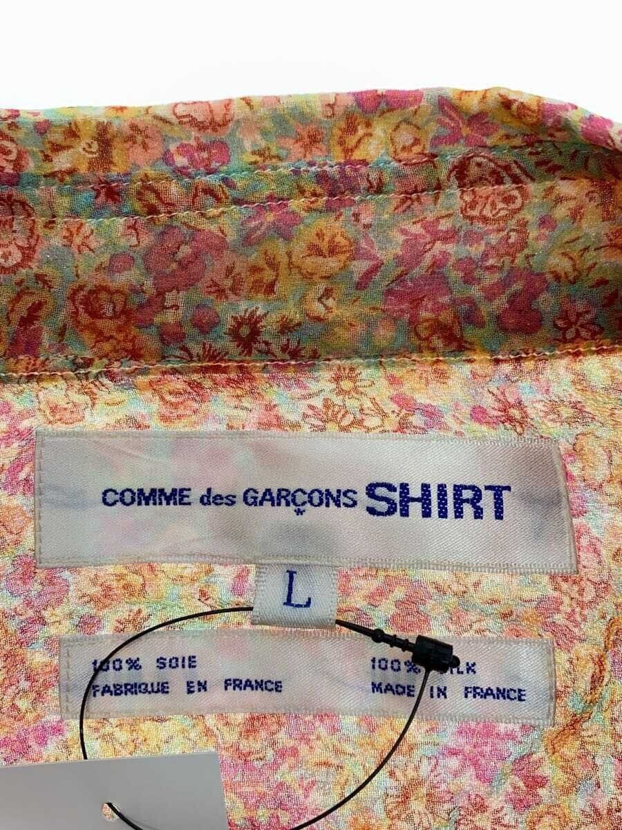 Comme des Garcons × Comme des Garcons SHIRT Floral Silk Short Sleeve Button Shirt Size US L / EU 52-54 / 3 - 4 Thumbnail