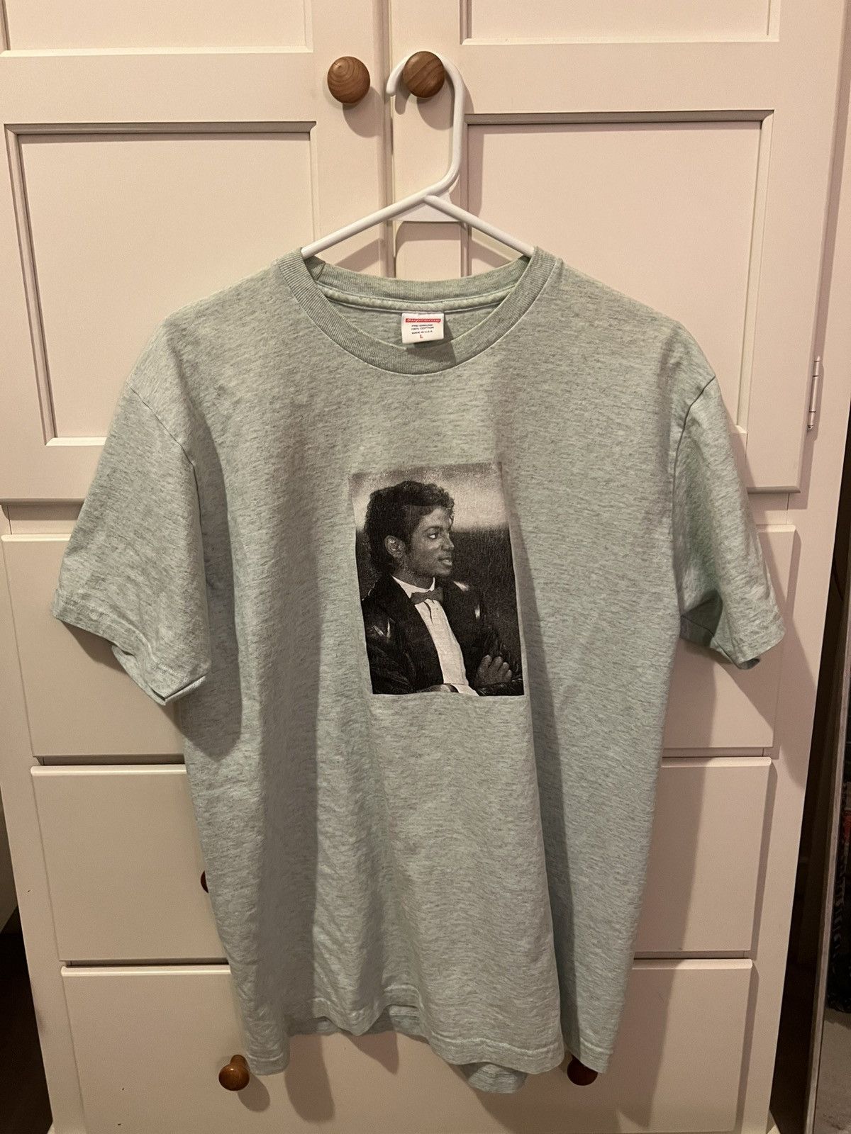 Supreme Supreme x Michael Jackson Tee Size US L / EU 52-54 / 3 - 1 Thumbnail