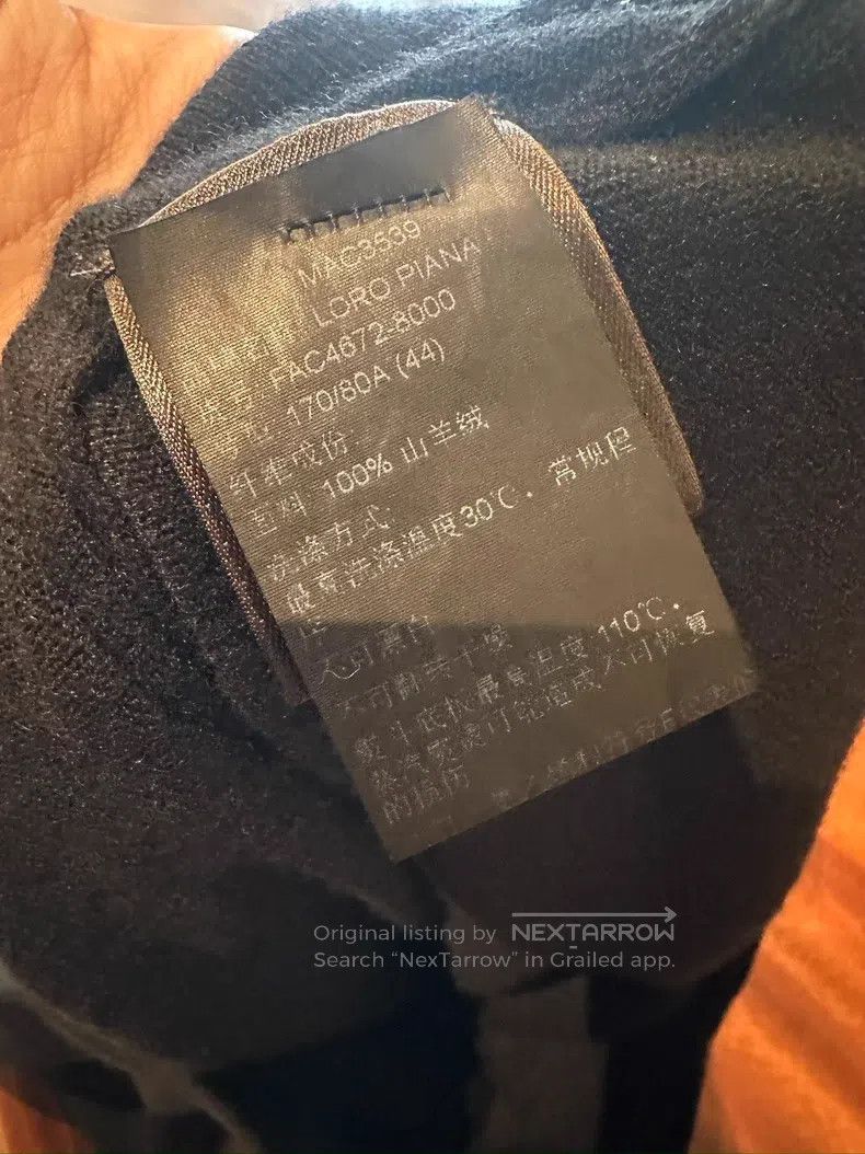 Loro Piana Loro Piana High-neck black cashmere sweater Size US S / EU 44-46 / 1 - 6 Thumbnail