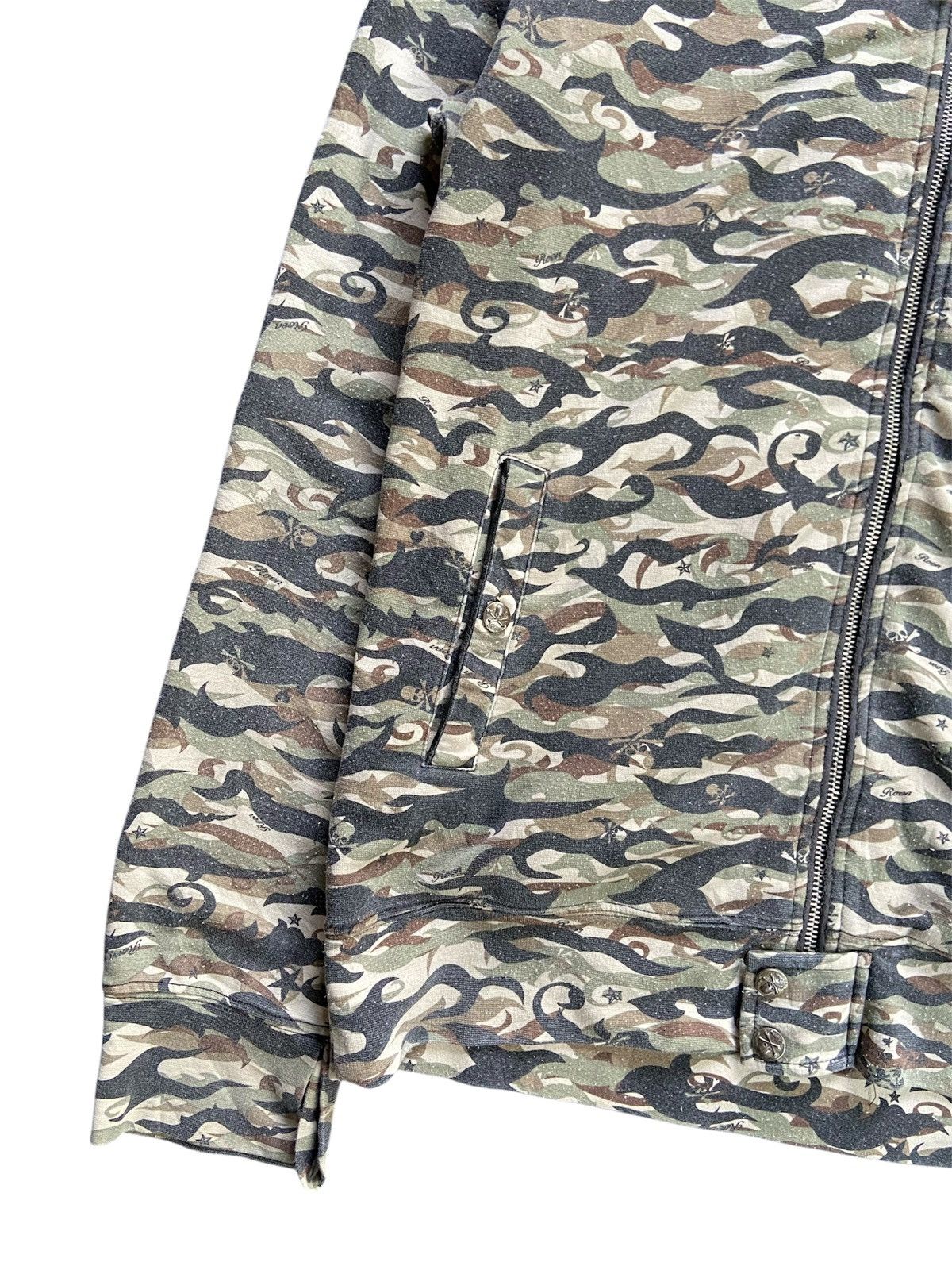 Roen ROEN SKULL ARMY ZIP HOODIE Size US L / EU 52-54 / 3 - 4 Thumbnail