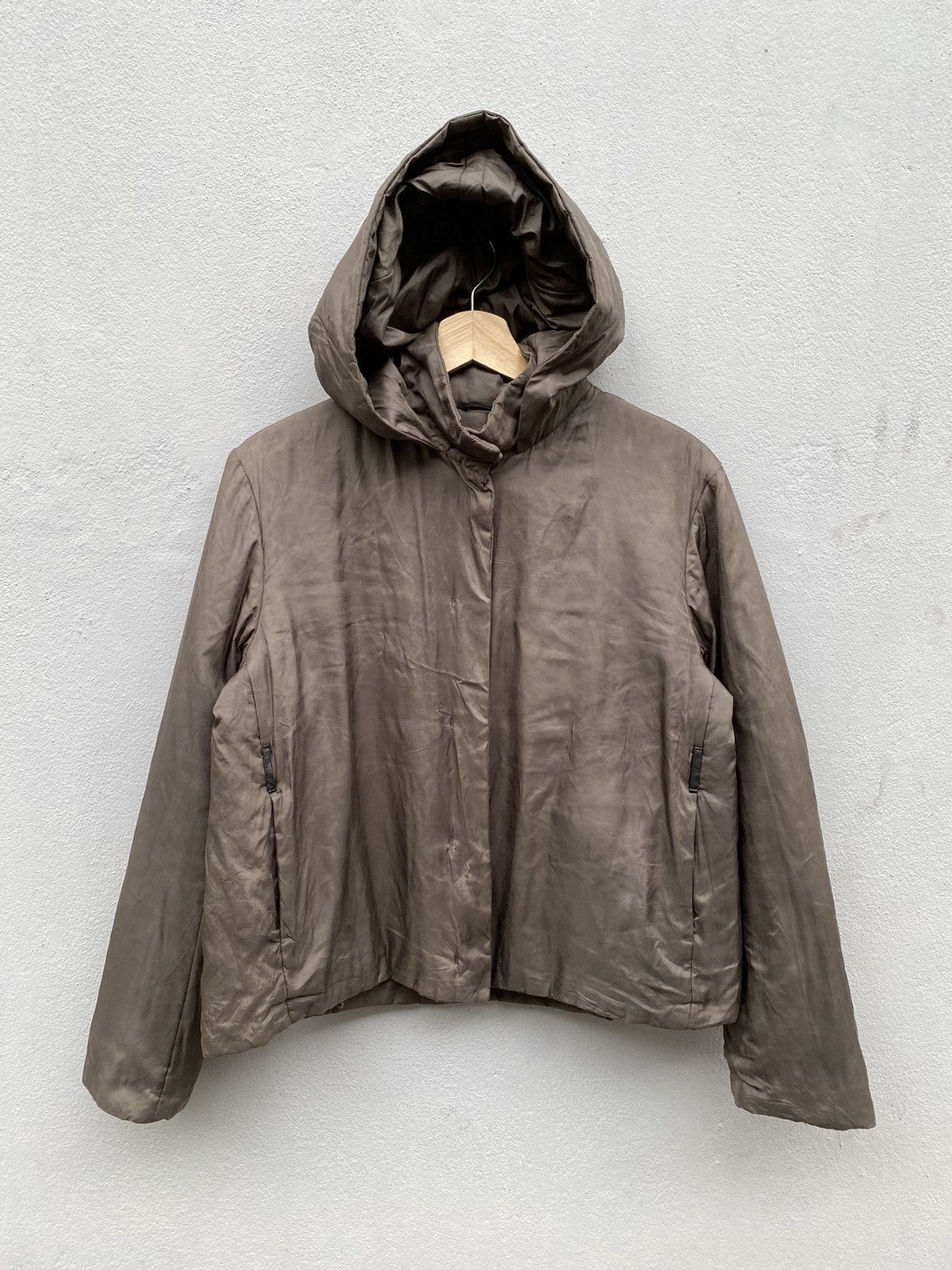 Jil Sander ‼️Archive‼️ JIL SANDER Polyster Cropped Hoodie Jacket Size M / US 6-8 / IT 42-44 - 1 Thumbnail