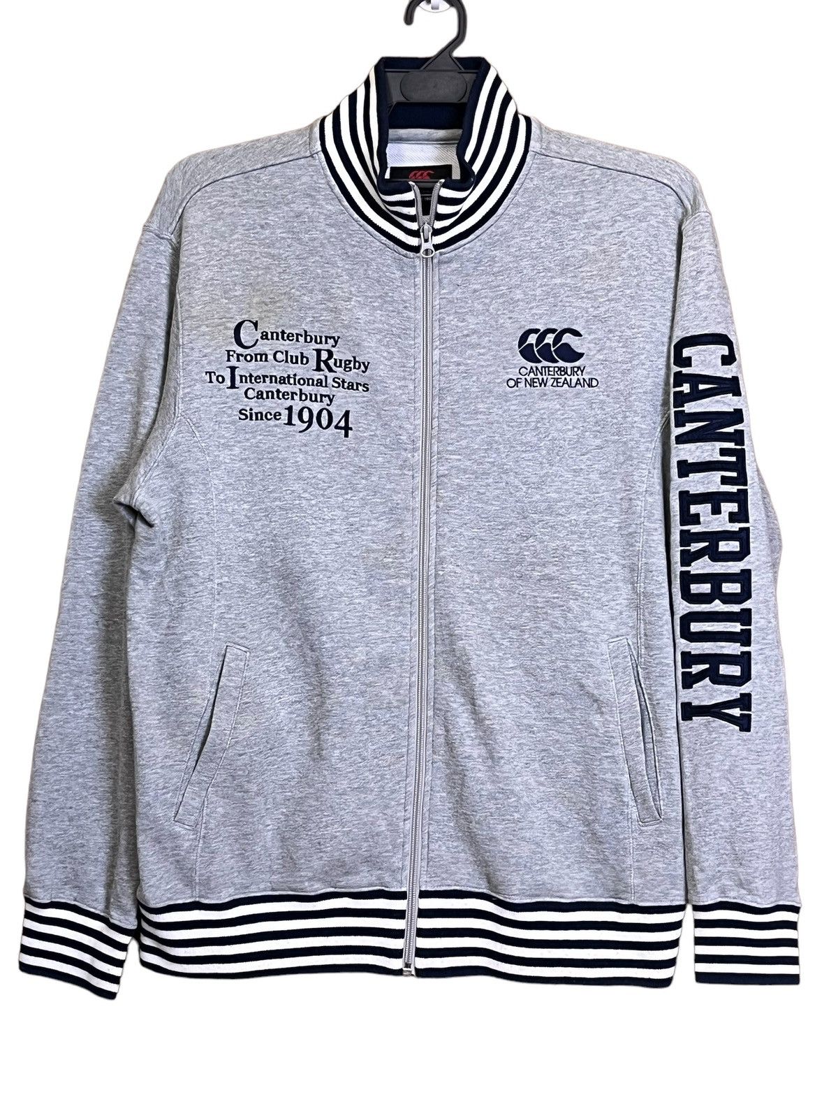 Canterbury of New Zealand CANTERBURY OF NEW ZEALAND EMBROIDERY LOGO ZIPPER JACKET Size US XL / EU 56 / 4 - 1 Thumbnail