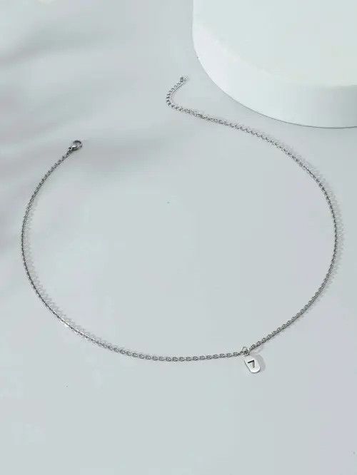 Jewelry Retro Punk Minimal Vintage Chain Necklace Stainless Steel Size ONE SIZE - 3 Thumbnail