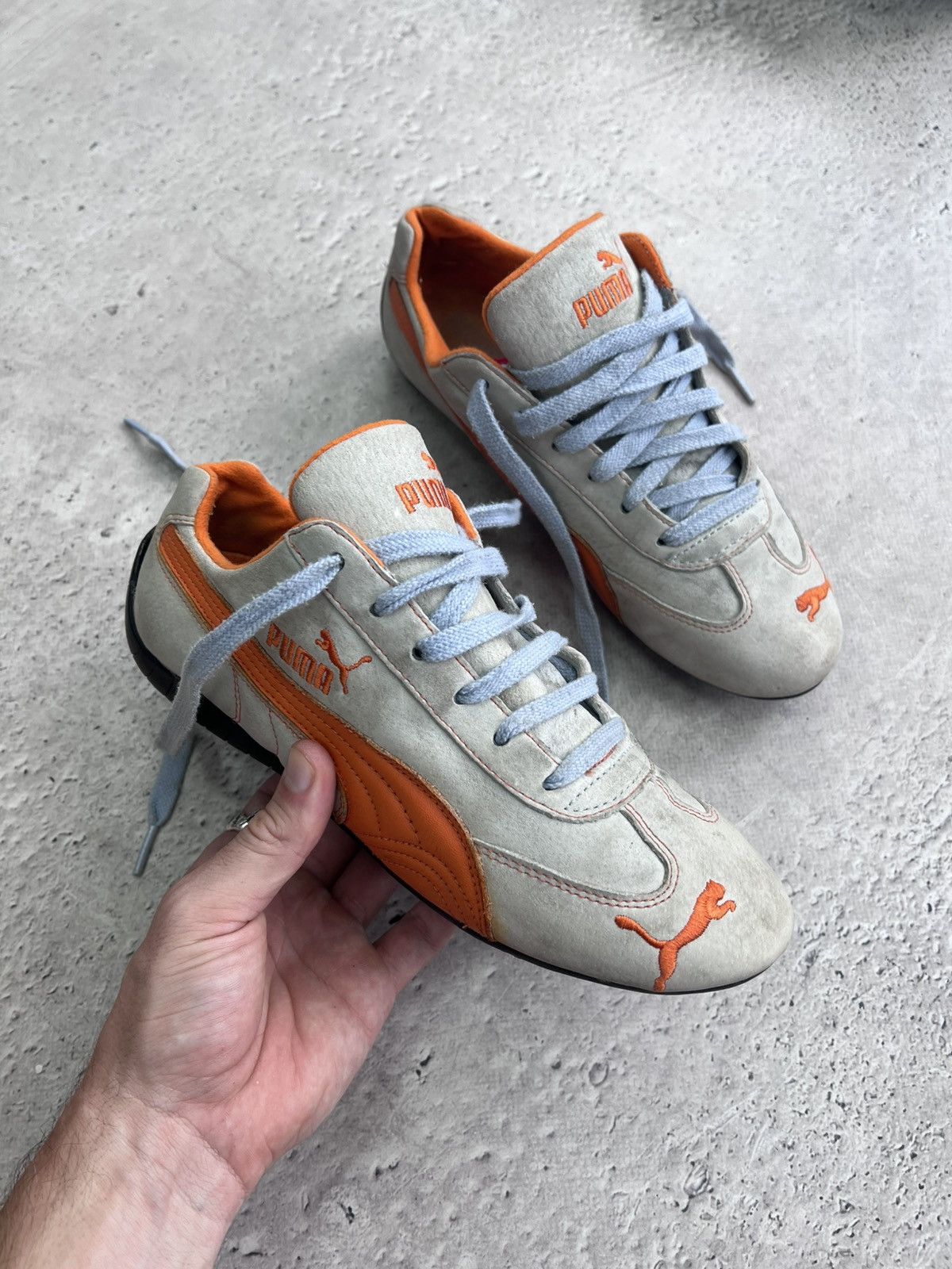 Other Vintage Y2K Puma Speed Cat Mostro Style Japanese Sneakers Size US 9 / IT 39 - 2 Thumbnail