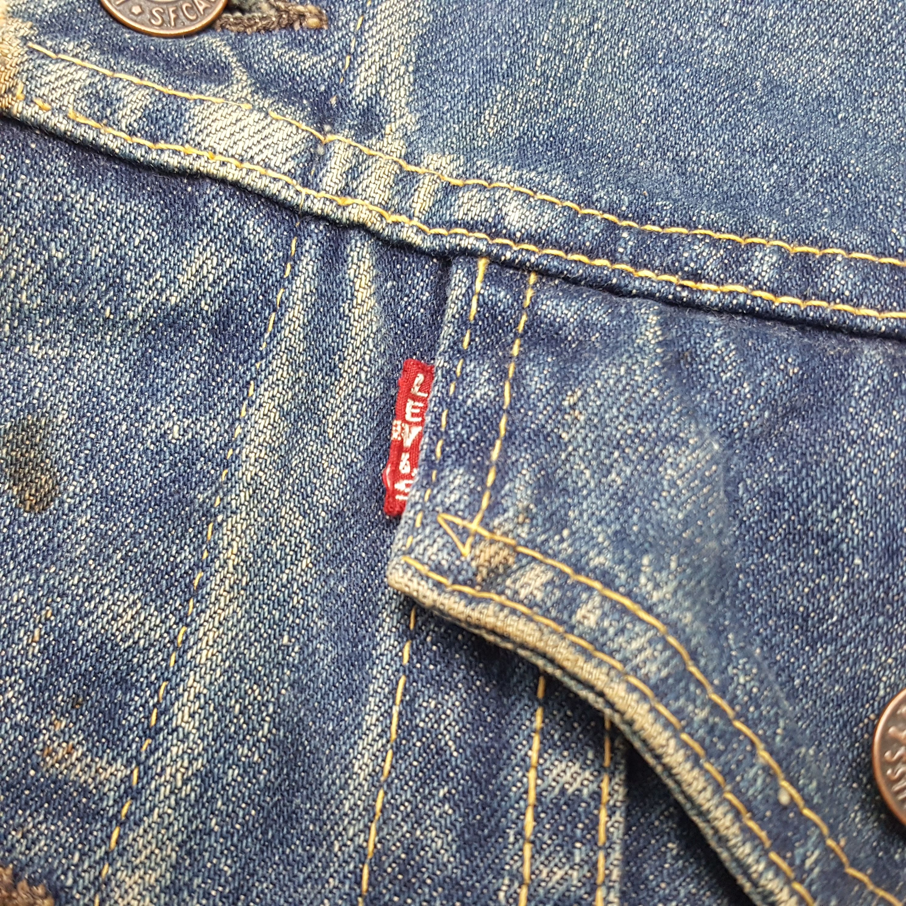 Levi's × Vintage Vintage Levi's Denim Sleeveless Jacket Size US S / EU 44-46 / 1 - 5 Thumbnail