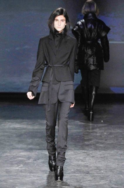 A.F. Vandevorst FW08 A.F. Vandevorst Layered Hybrid Tailored Jacket Size XS / US 0-2 / IT 36-38 - 1 Thumbnail