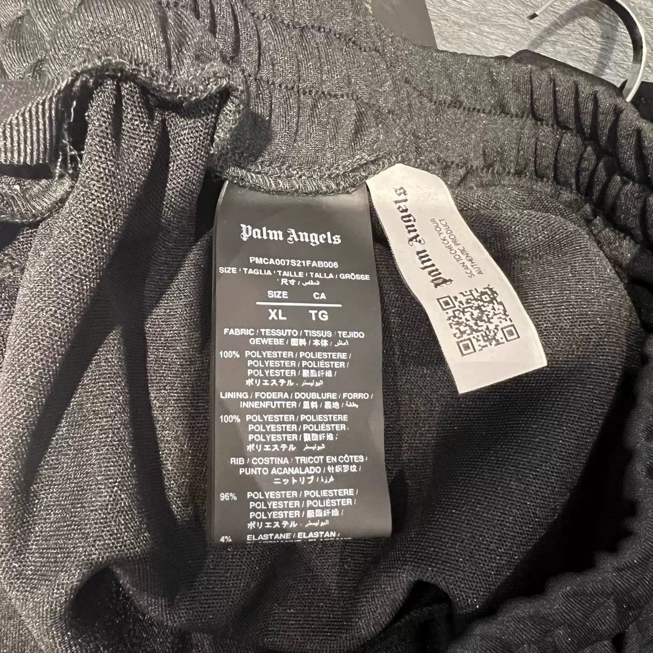 Palm Angels Palm Angels 23 Black Side Logo Zip Sweatpants Size US 32 / EU 48 - 7 Thumbnail