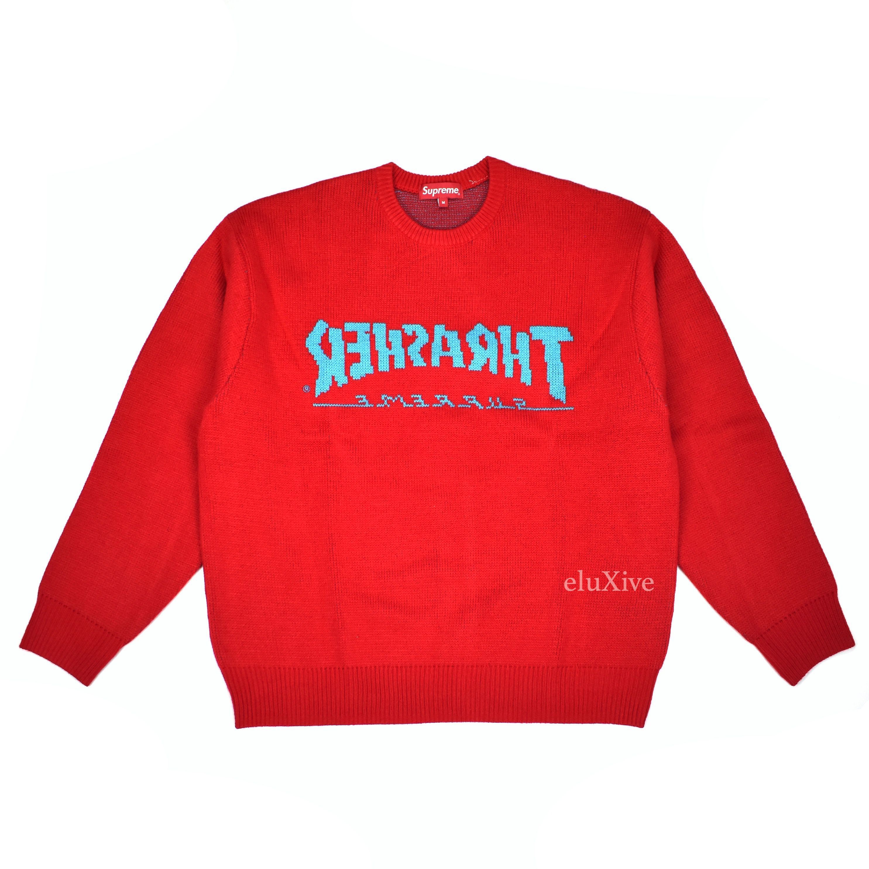 Supreme Digital Flag Sweater | Grailed