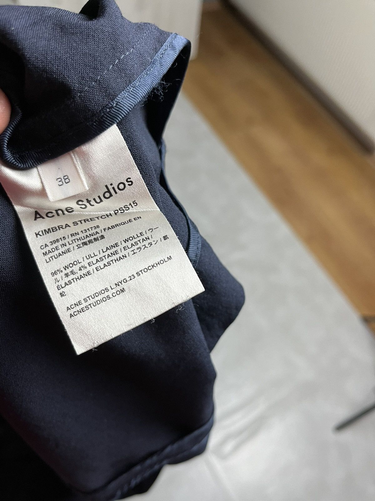 Acne Studios Acne Studios Pocket Wool Kimbra Stretch SS15 Skirt Size 26" / US 2 / IT 38 - 5 Thumbnail