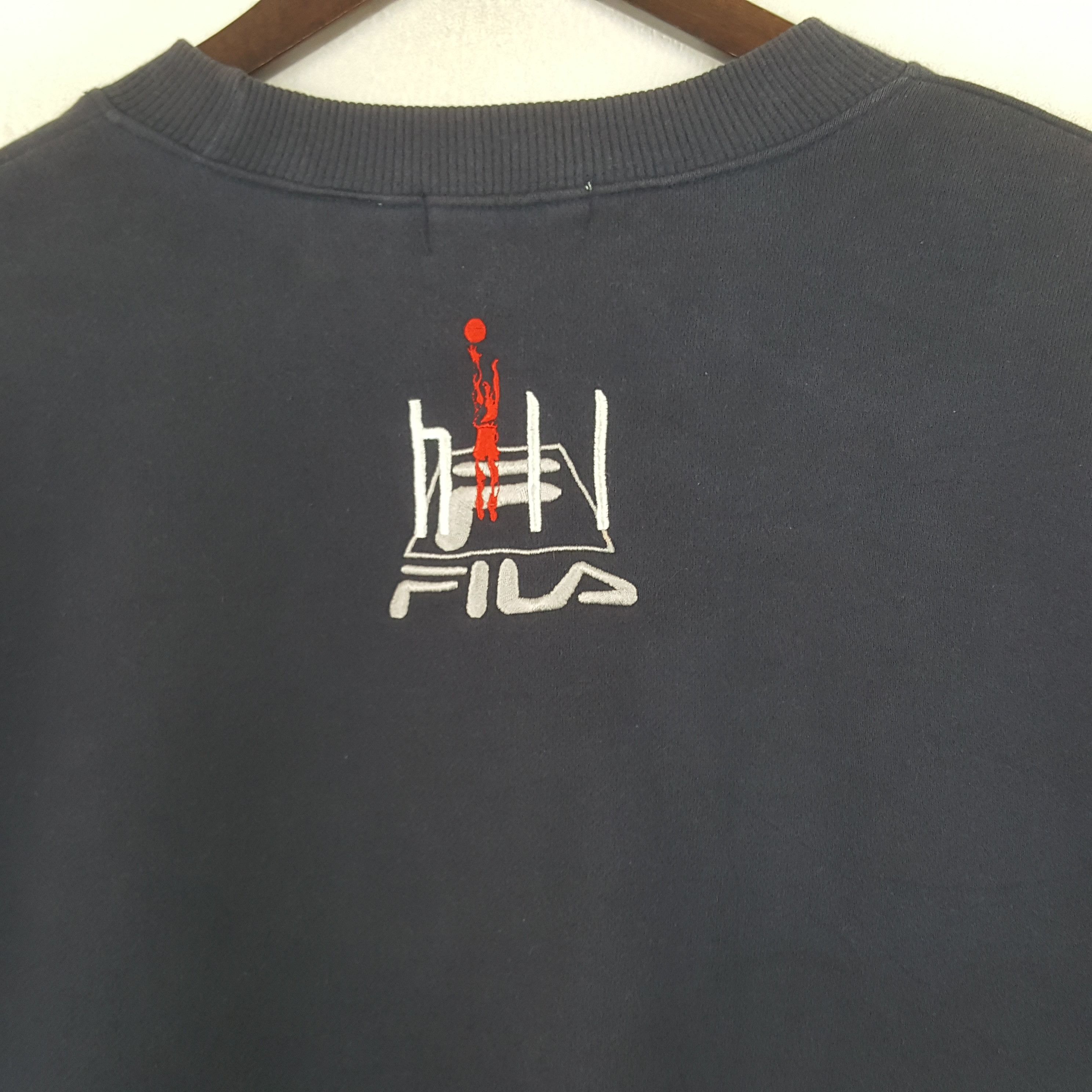 Fila × Vintage Vintage Fila Patch Logo Sweatshirt Size US M / EU 48-50 / 2 - 4 Thumbnail