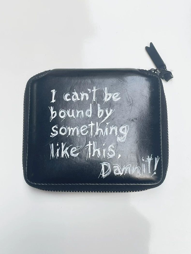 Comme des Garcons COMME des GARCONS Leather Card Holder Wallet- DMC Size ONE SIZE - 1 Thumbnail
