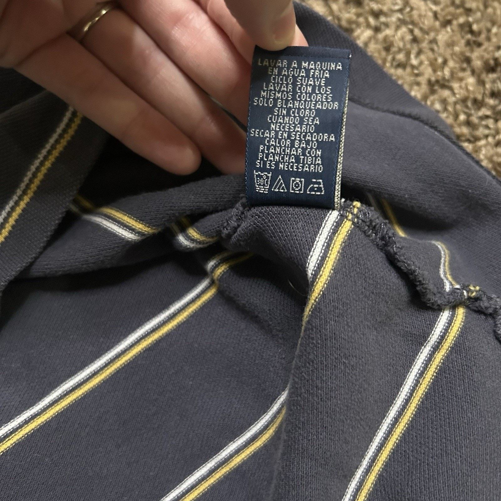 Polo Ralph Lauren Vintage Polo Jean Company Ralph Lauren Collared Striped Lg Size US L / EU 52-54 / 3 - 6 Thumbnail